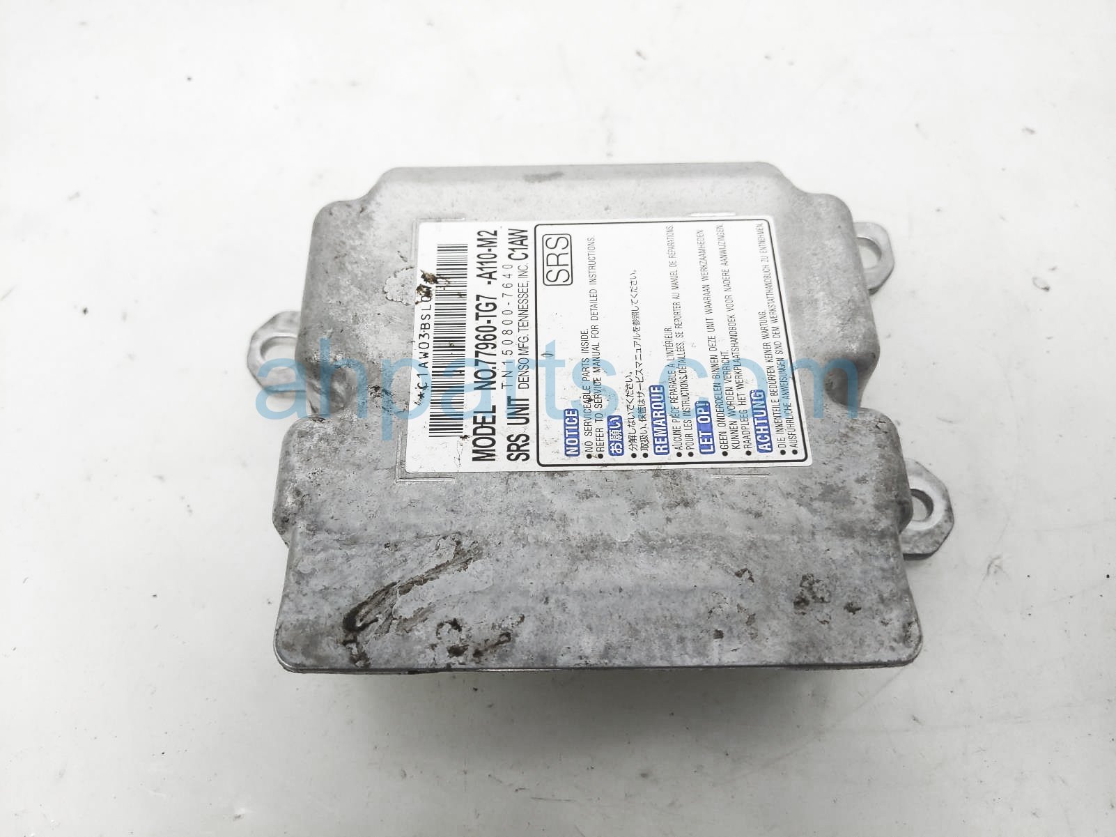$100 Honda SRS AIRBAG MODULE - BAD - BLOWN A/B $100 Honda SRS AIRBAG MODULE - BAD - BLOWN A/B