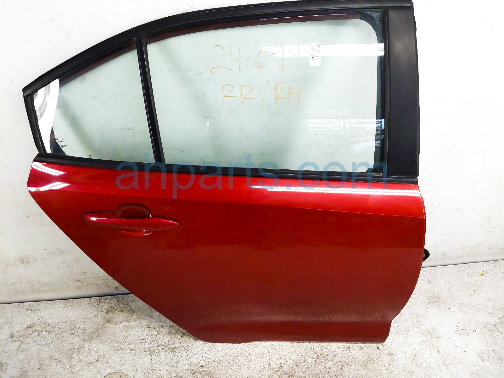 $495 Toyota RR/RH DOOR - RED - NO INSIDE TRIM $495 Toyota RR/RH DOOR - RED - NO INSIDE TRIM