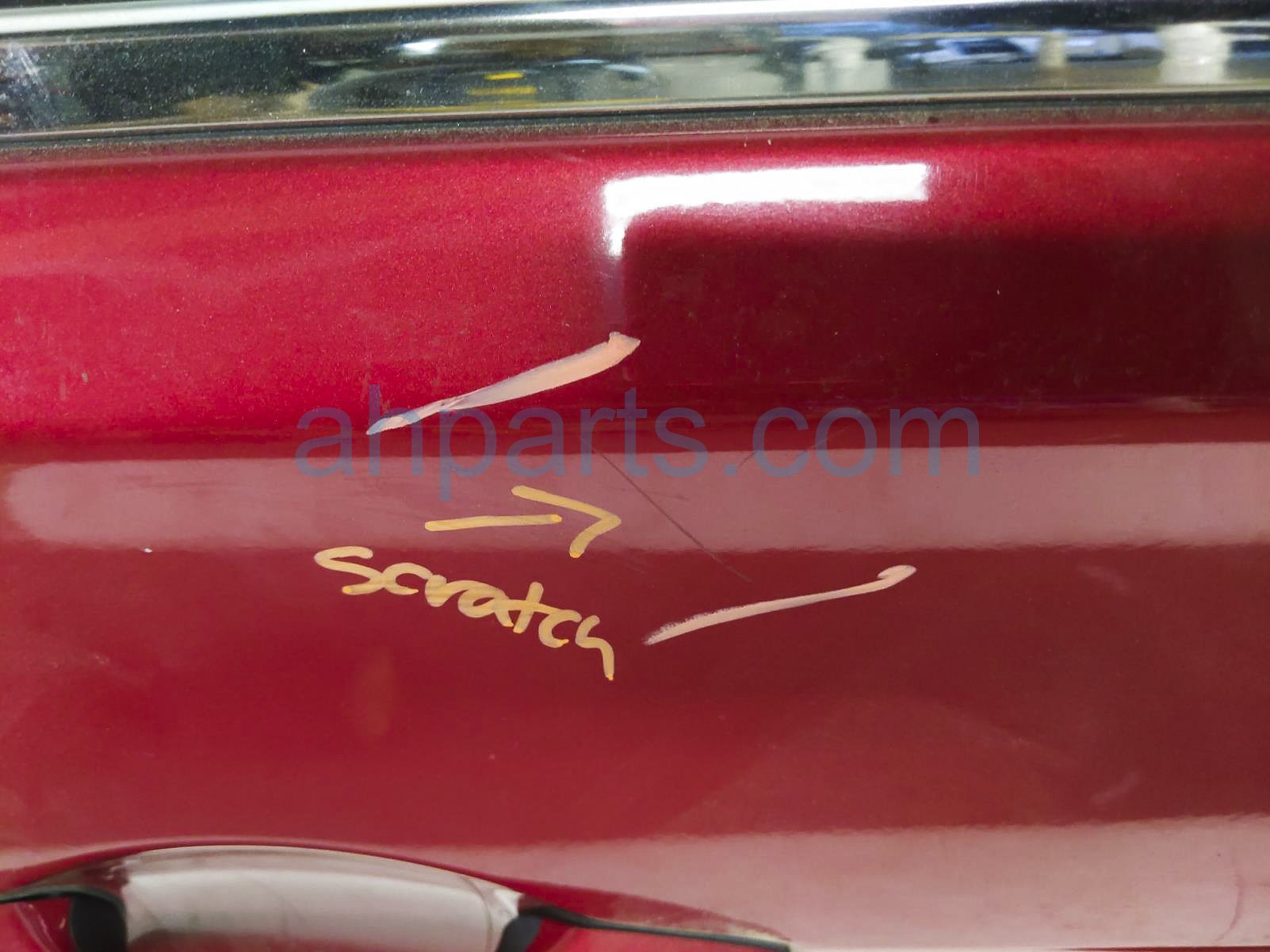 Sold 2019 Acura ILX Front Passenger Door - Red - No Mirror/trim