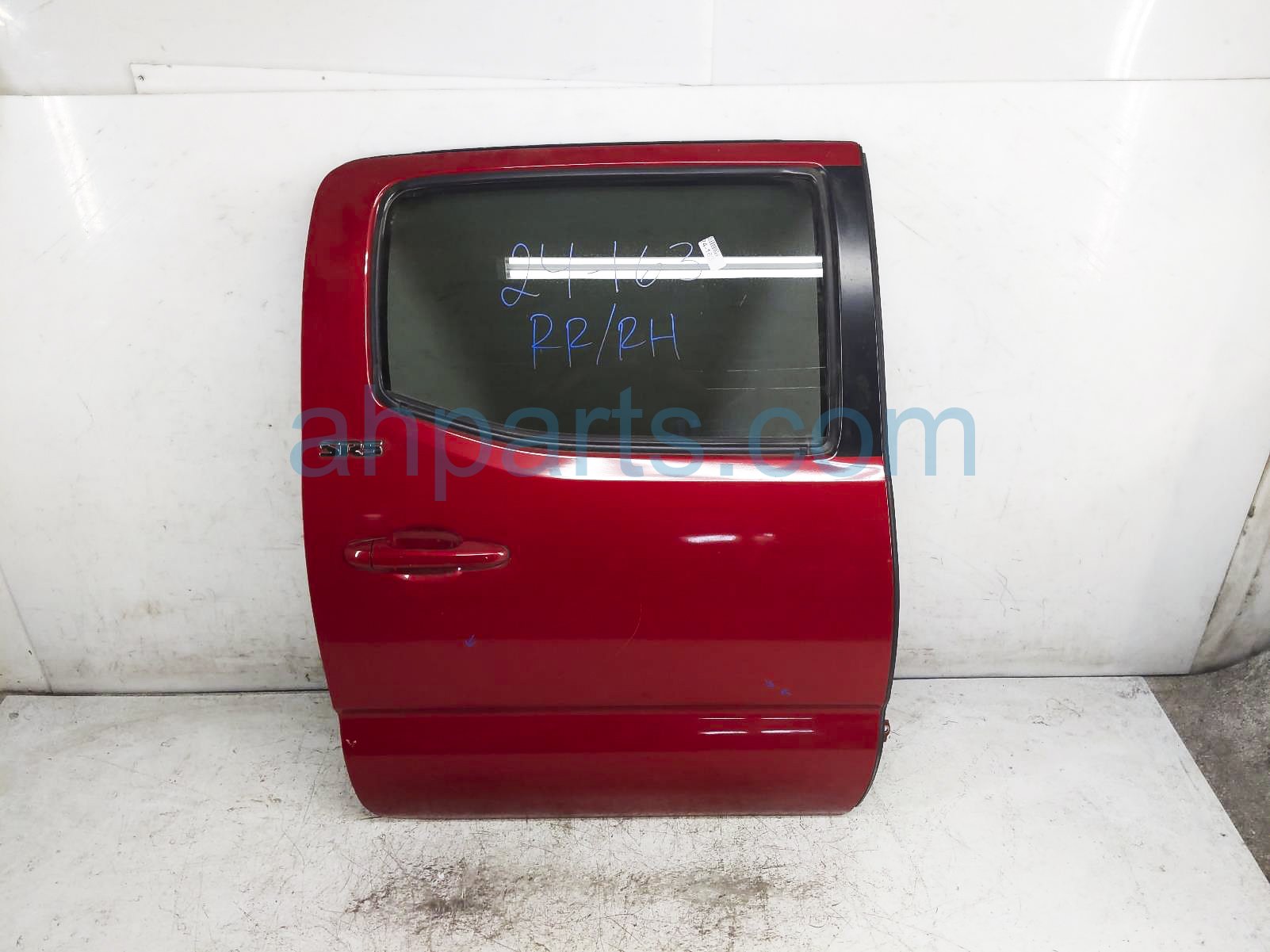 $775 Toyota RR/RH DOOR - RED - NO INSIDE TRIM *