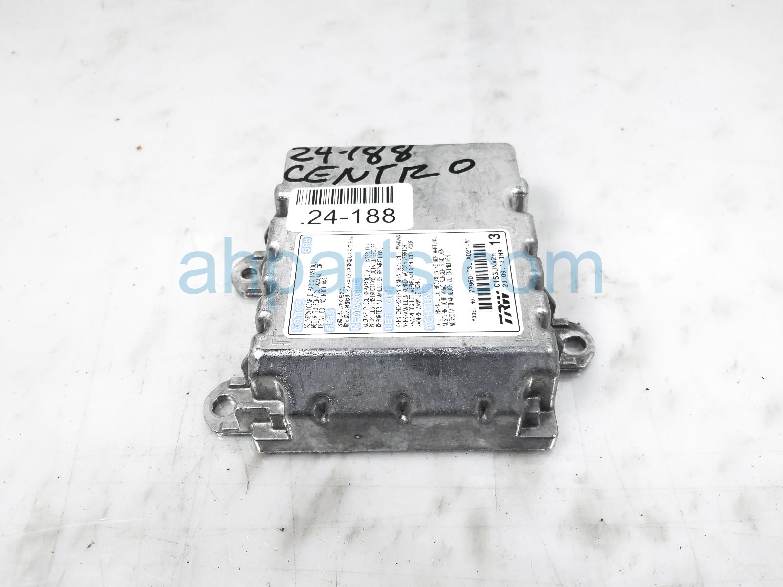 $95 Honda SRS AIRBAG COMPUTER - 1 BLOWN AB $95 Honda SRS AIRBAG COMPUTER - 1 BLOWN AB