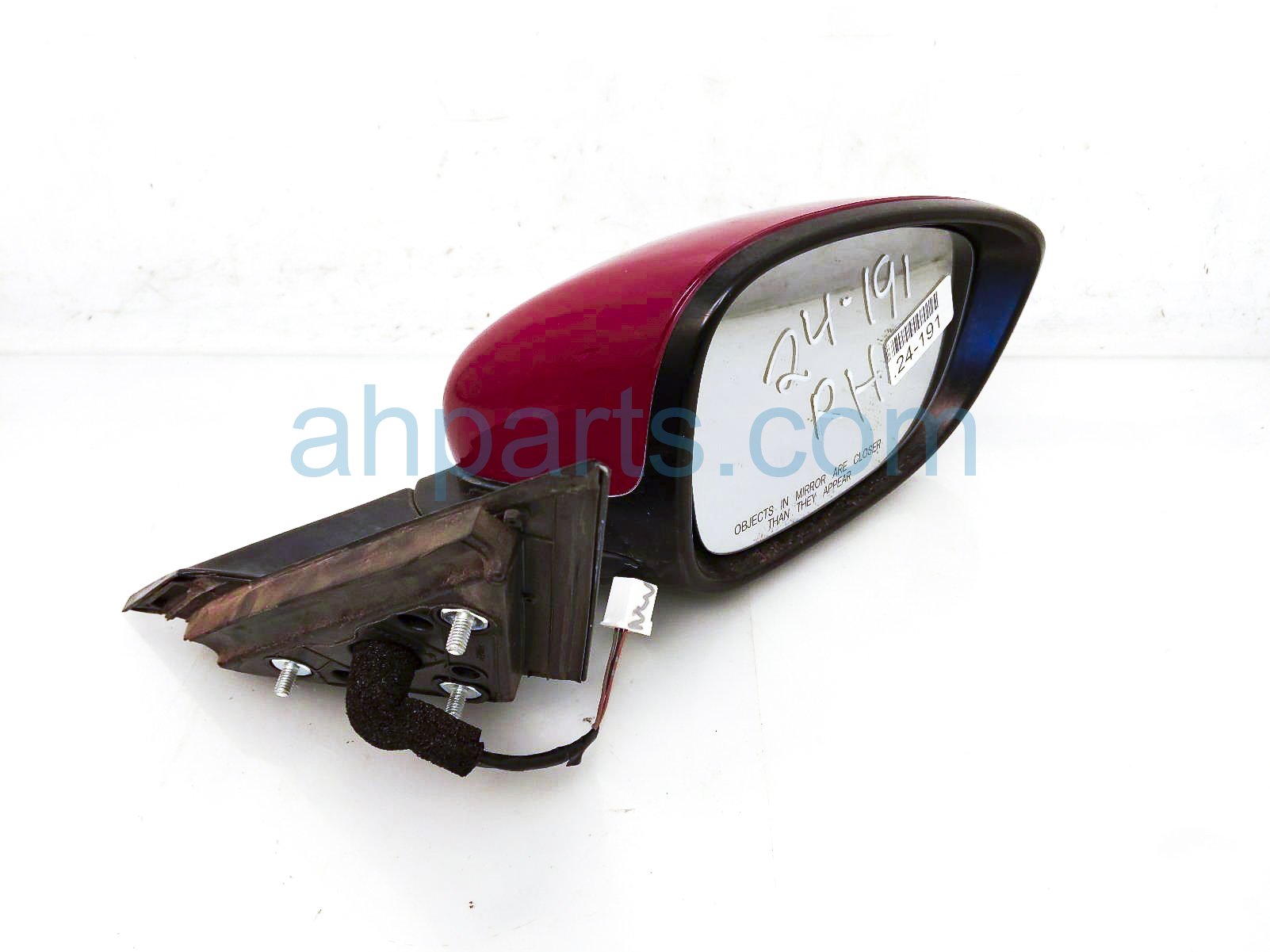 $199 Honda RH SIDE VIEW MIRROR - RED *SCUFFS $199 Honda RH SIDE VIEW MIRROR - RED *SCUFFS