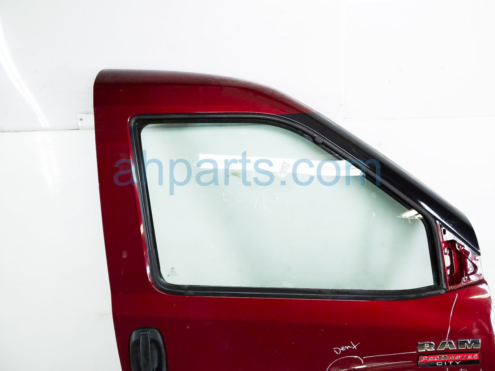 $349 Dodge FR/RH DOOR - RED - NO MIRROR/TRIM*