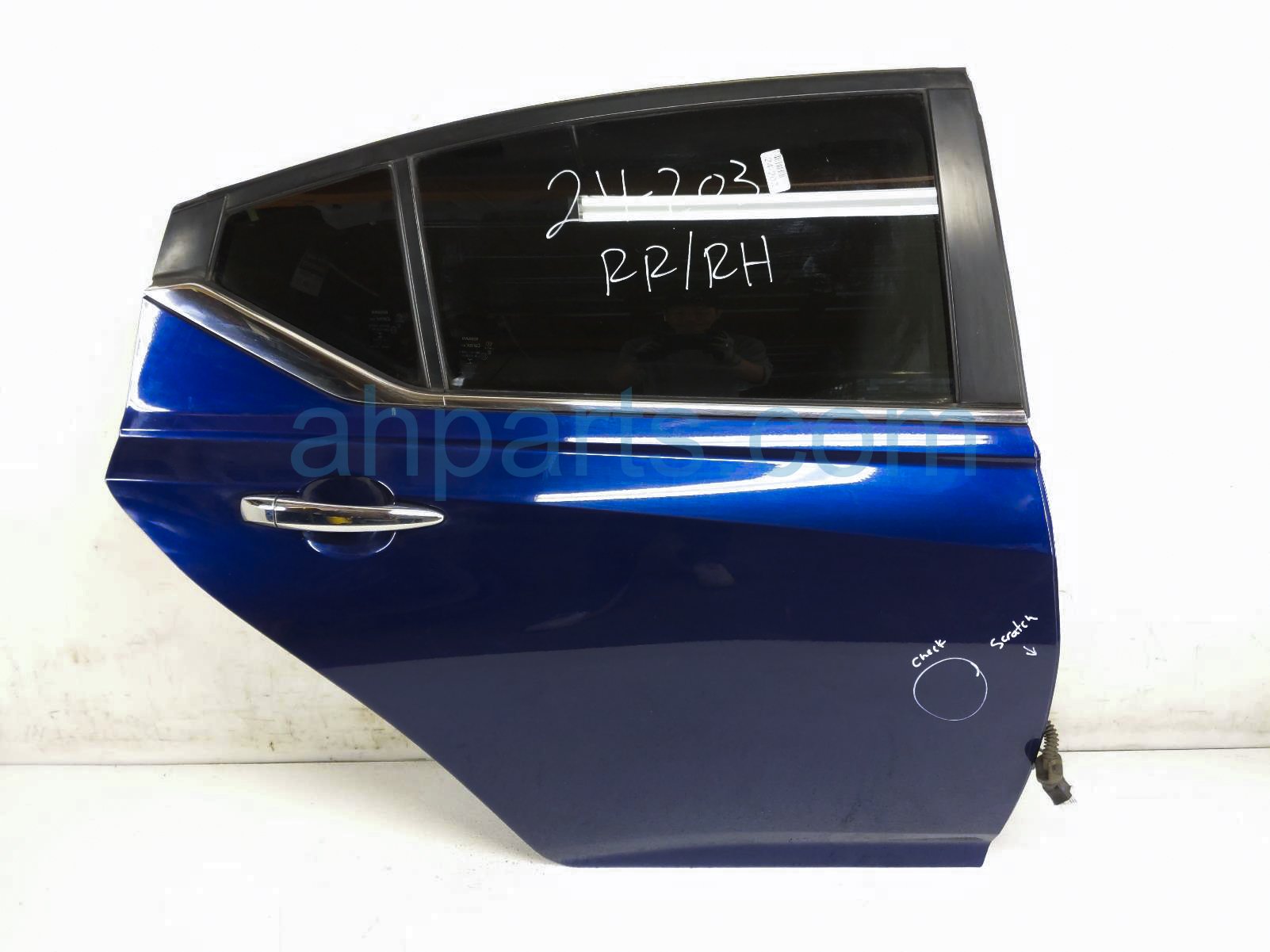 $695 Nissan RR/RH DOOR - BLUE - NO INSIDE TRIM * $695 Nissan RR/RH DOOR - BLUE - NO INSIDE TRIM *