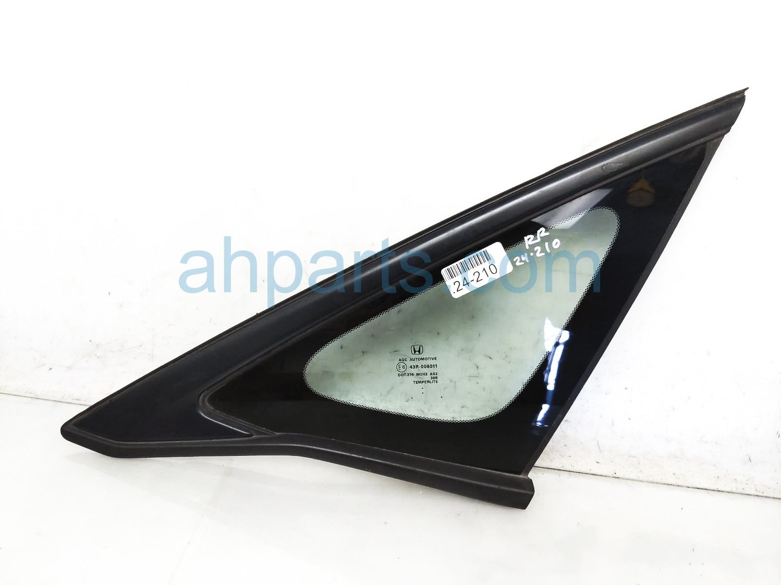 $65 Honda RH QUARTER WINDOW GLASS $65 Honda RH QUARTER WINDOW GLASS