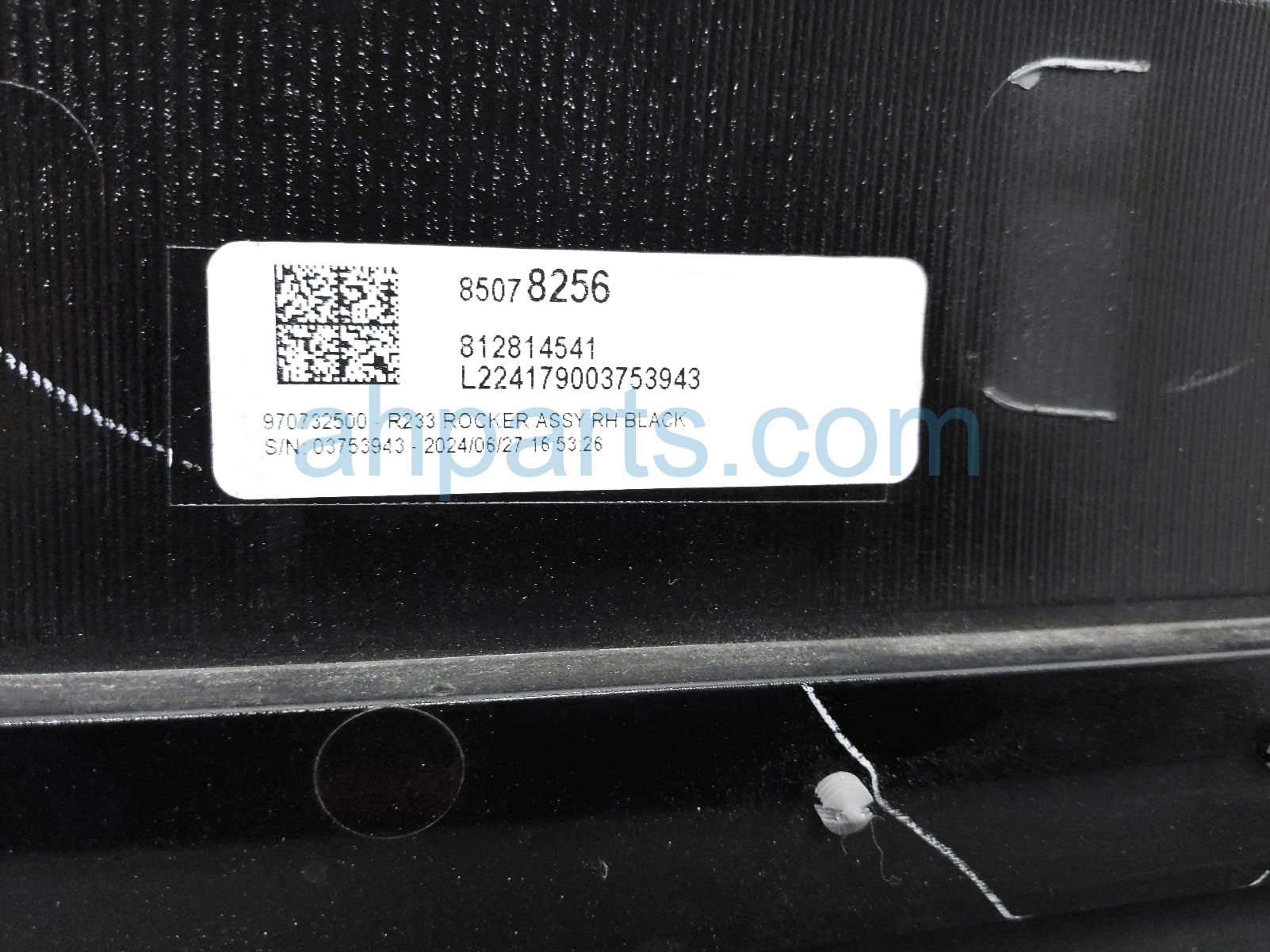 Sold 2024 Honda Prologue Rocker Trim Passenger Side Skirt / Molding - Black