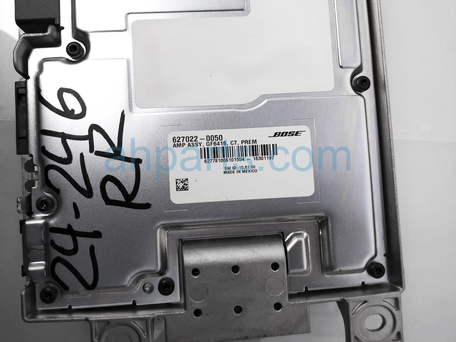 Sold 2017 Porsche Cayenne Audio Bose Amplifier Unit 4G5-035-223-D,