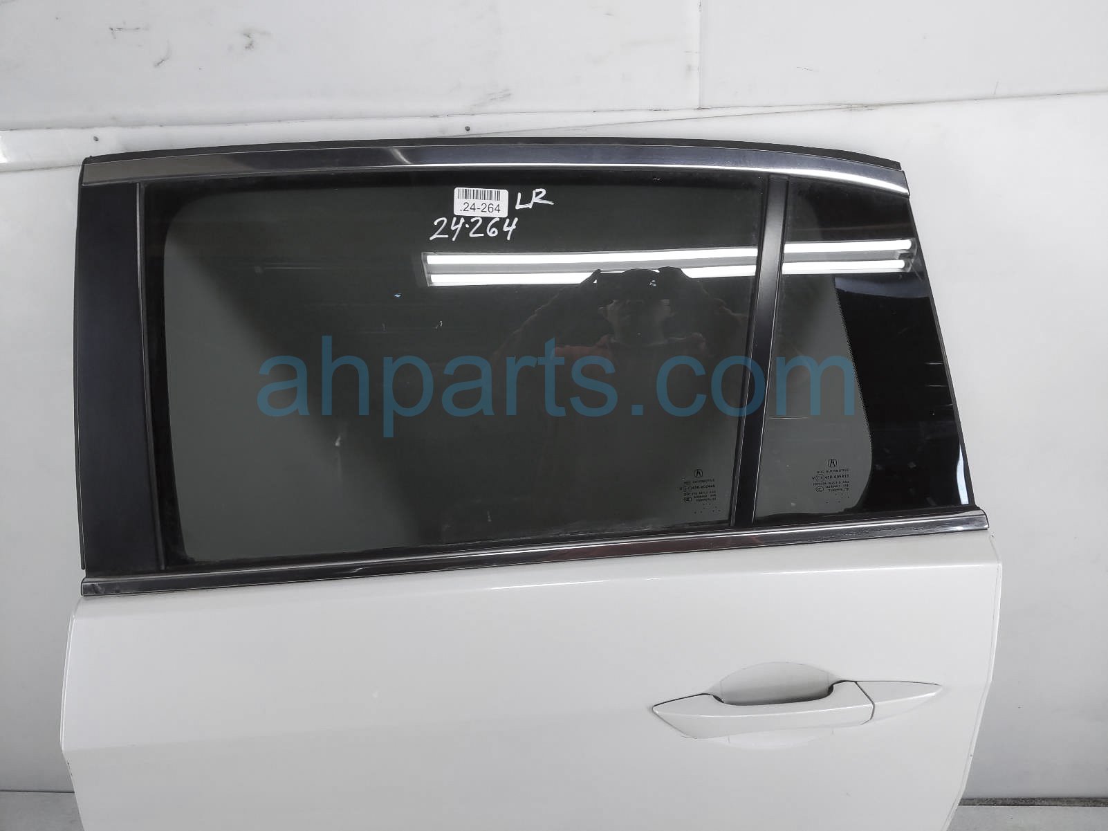 Sold 2017 Acura RDX Rear Driver Door - White - No Inside Trim