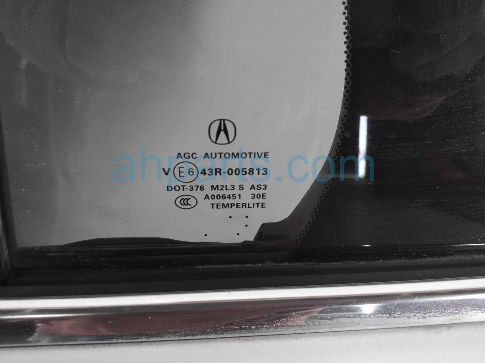 Sold 2017 Acura RDX Rear Driver Door - White - No Inside Trim