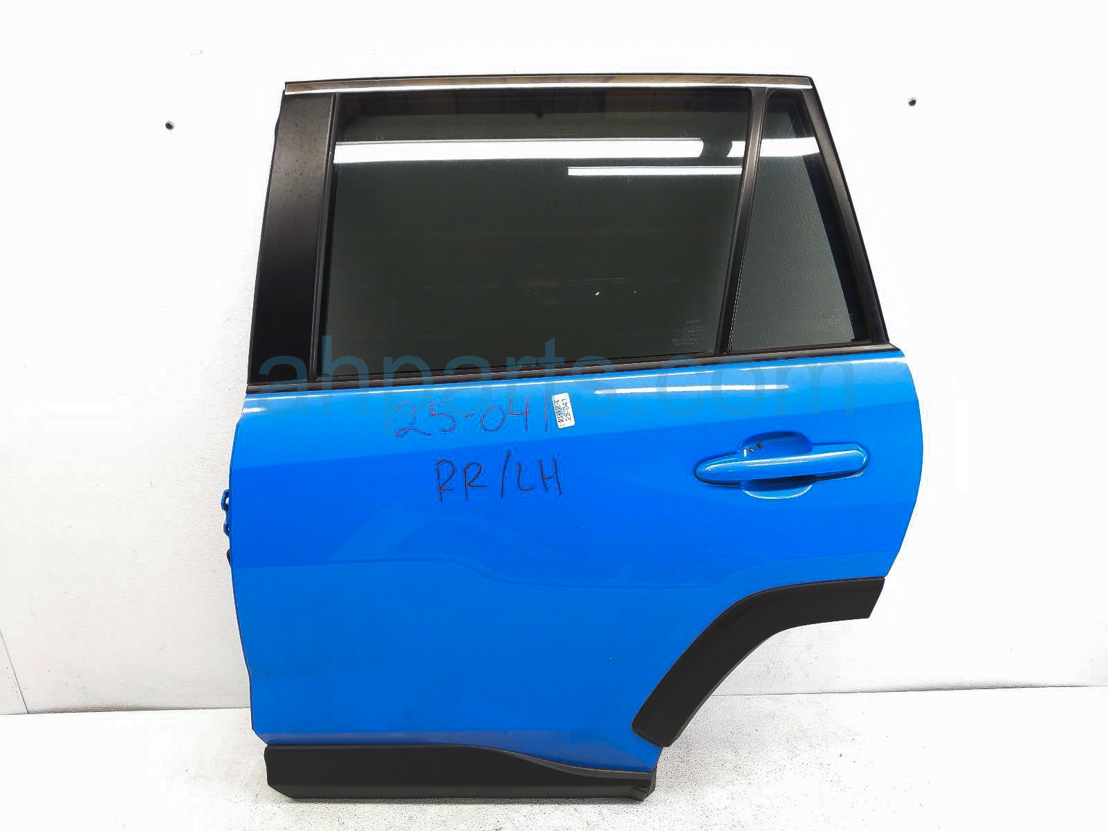 Sold 2019 Toyota Rav 4 Rear Driver Door - Blue - No Inside Trim