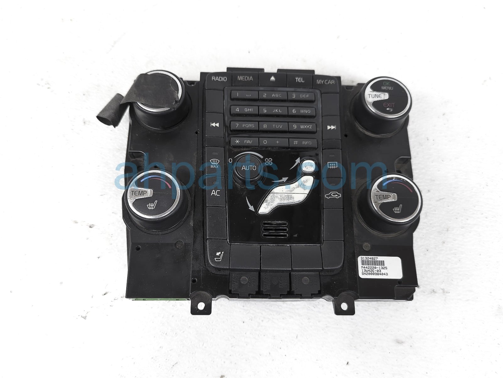 Volvo CENTER DASH CONTROL SWITCHES