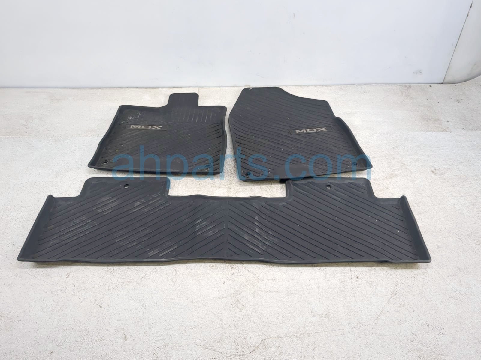 Sold 2017 Acura MDX 3 Piece All Weather Floor Mats - Blk 08P13-TZ5