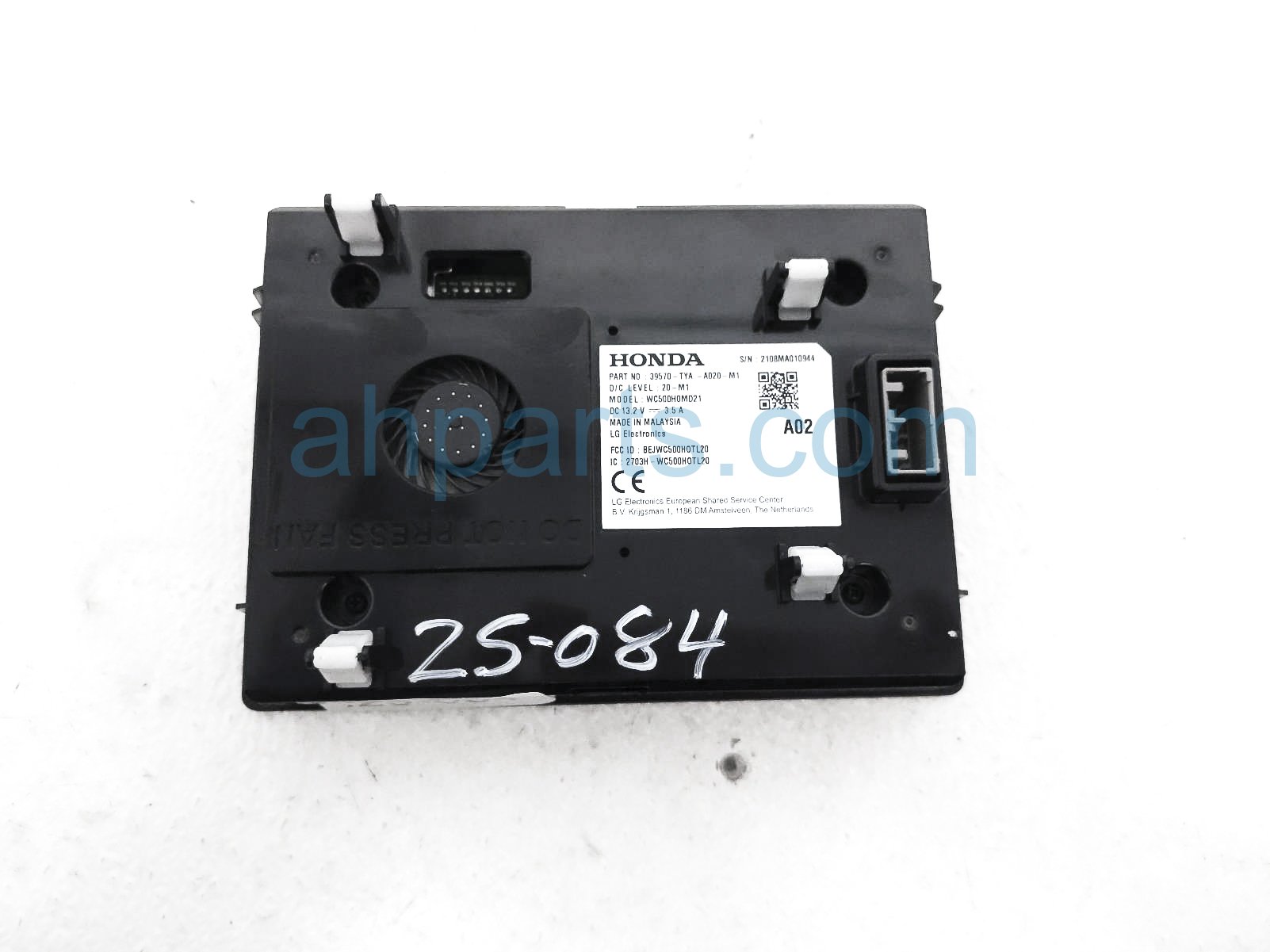 $99 Acura WIRELESS PHONE CHARGER ASSY $99 Acura WIRELESS PHONE CHARGER ASSY