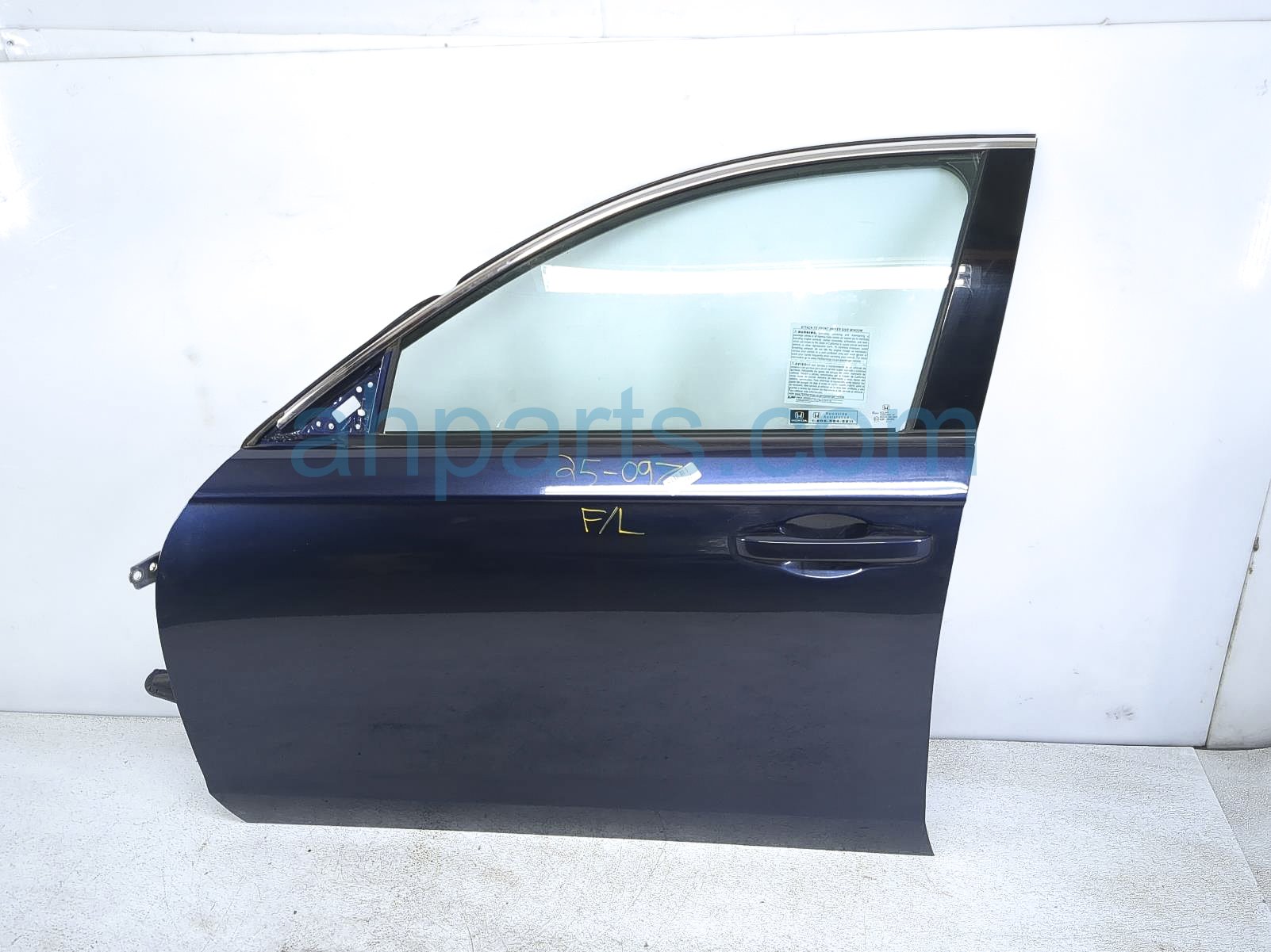 $999 Honda FR/LH DOOR - BLUE - NO MIRROR/TRIM $999 Honda FR/LH DOOR - BLUE - NO MIRROR/TRIM