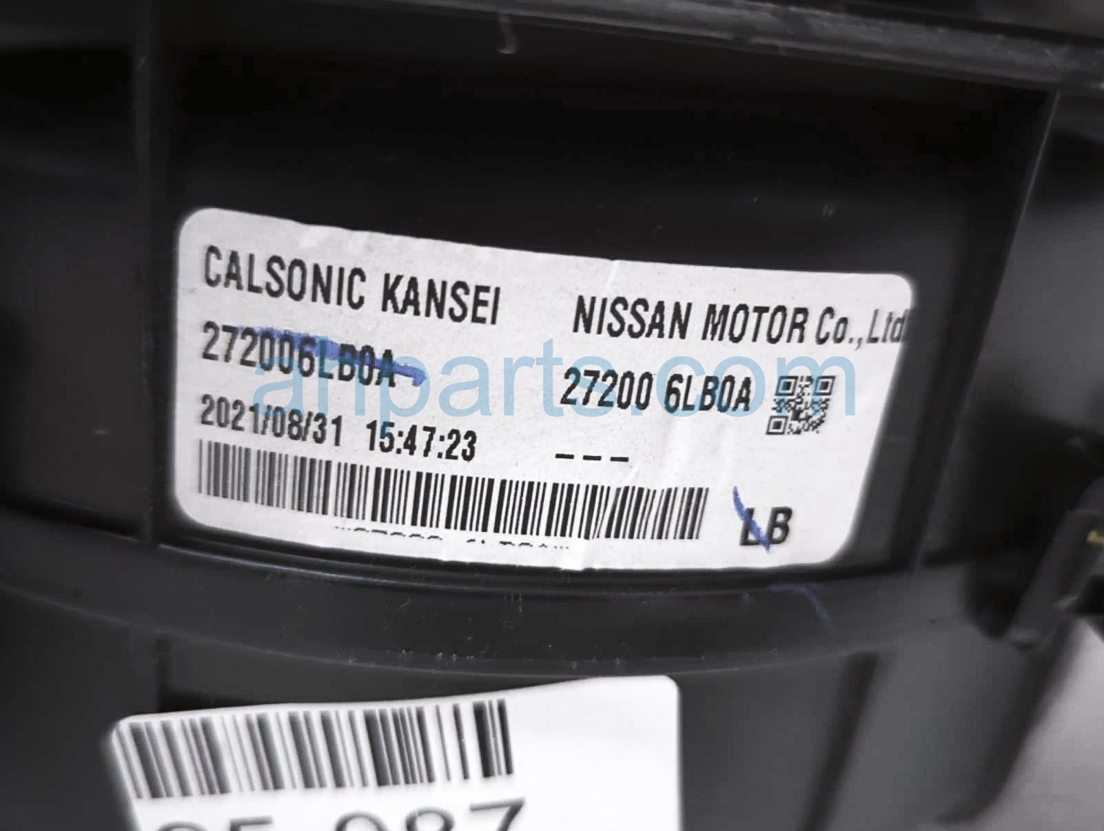Sold 2021 Nissan Sentra A/c Heater Core W/ Blower Assy 27200-6LB0A