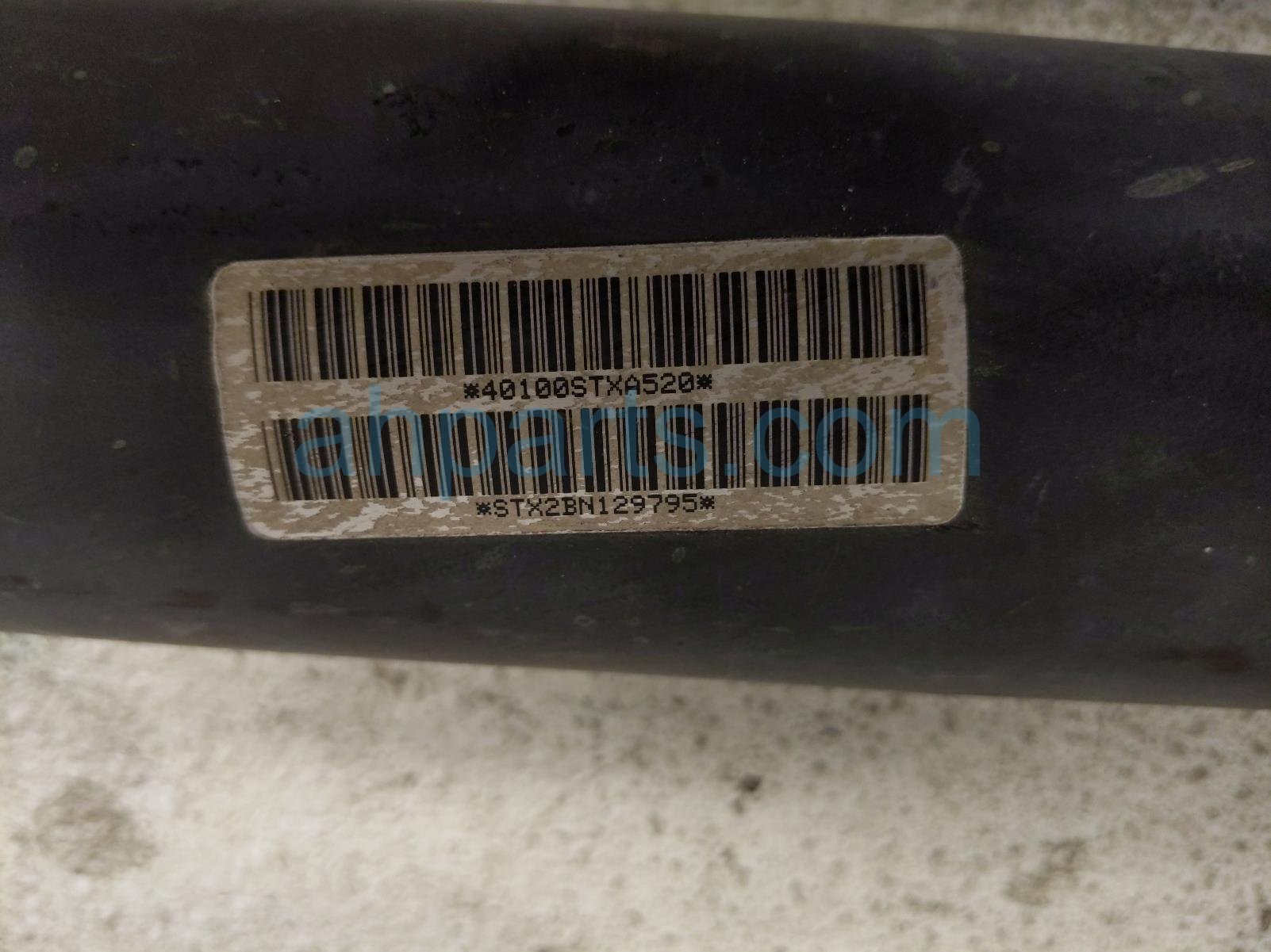 Sold 2012 Acura MDX Rear Propeller Shaft - Awd 40100-STX-A52