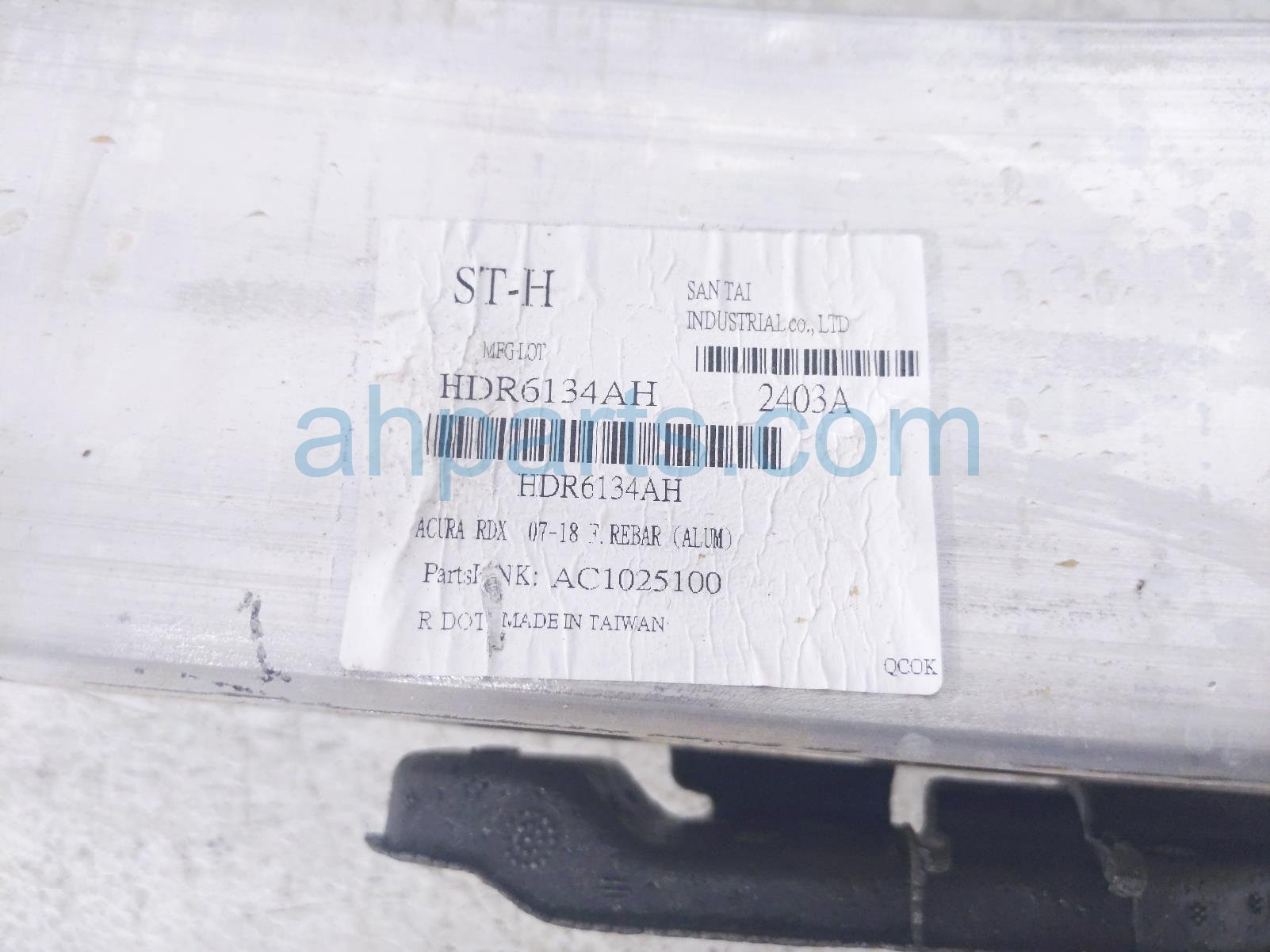 Sold 2015 Acura RDX Bumper Reinforcement / Beam Front Rebar + Brackets ...