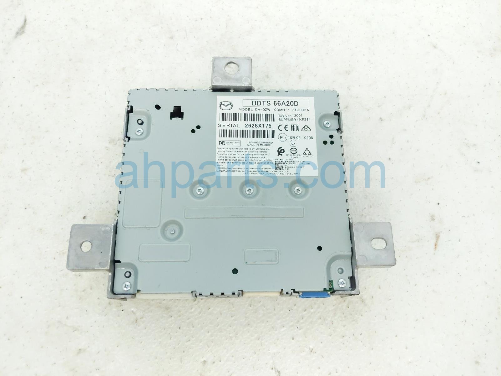 Sold 2022 Mazda Cx-30 Audio Amplifier Unit - Select BDTS-66-A20D,