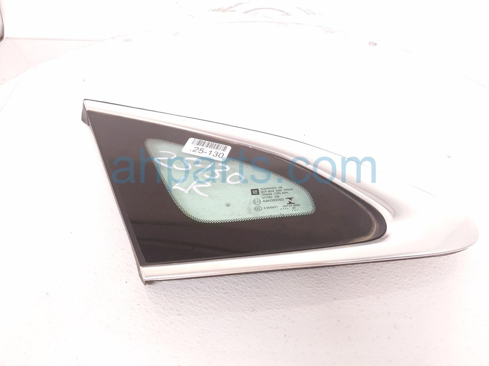 $125 Chevy LH QUARTER WINDOW GLASS $125 Chevy LH QUARTER WINDOW GLASS
