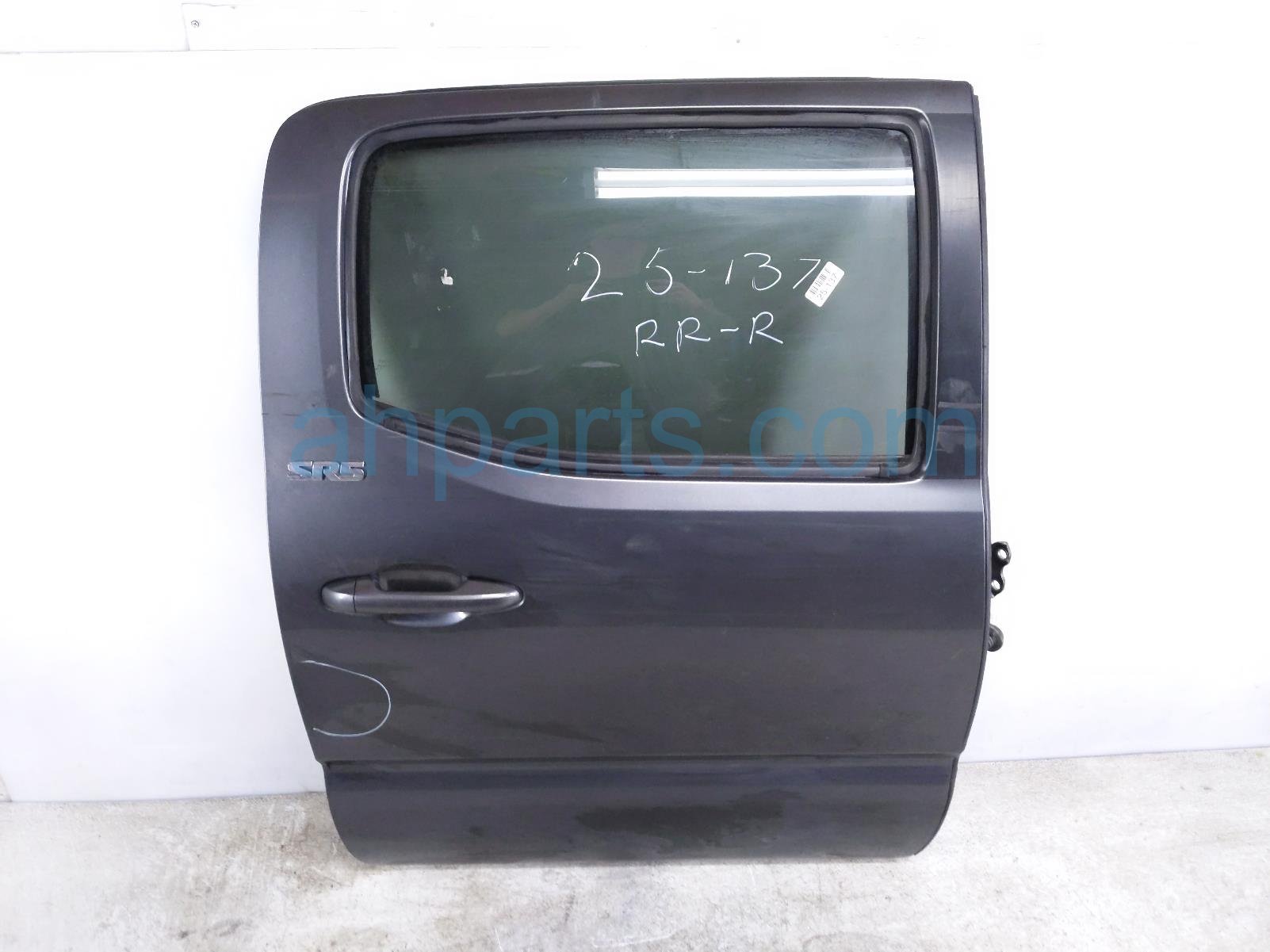 $649 Toyota RR/RH DOOR - GREY - NO INSIDE TRIM