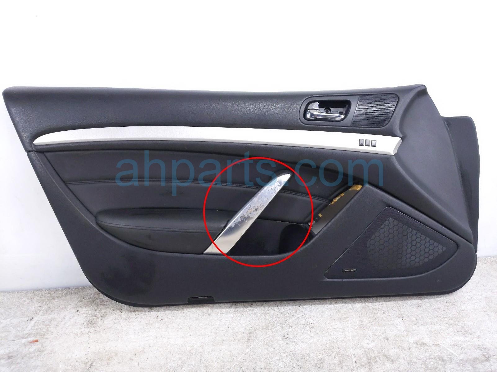 Sold 2008 Infiniti G37 Front Trim / Liner Driver Interior Door