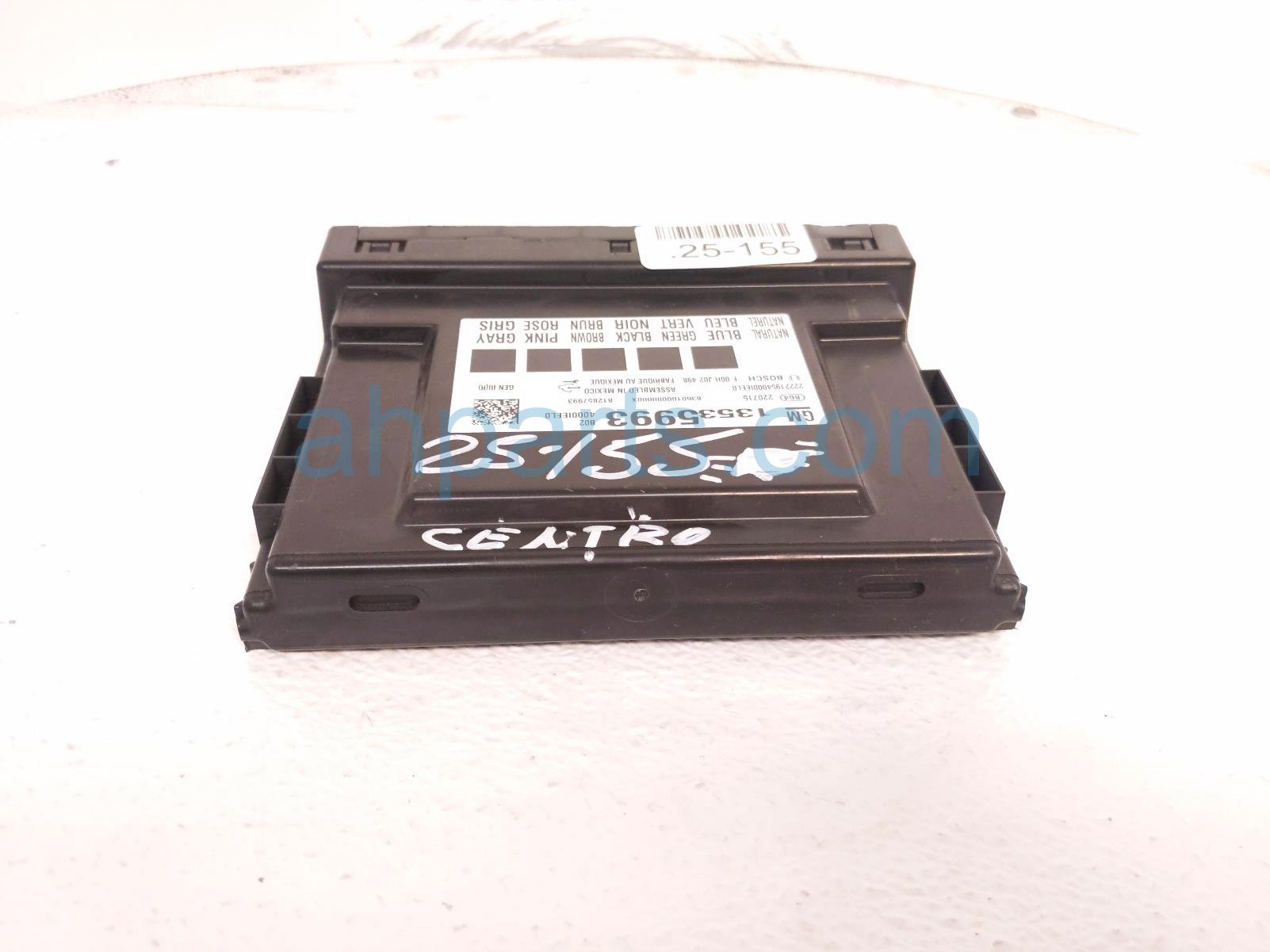 Sold 2023 GMC Acadia Body Control Module Unit - Sle 2.0t 13535993