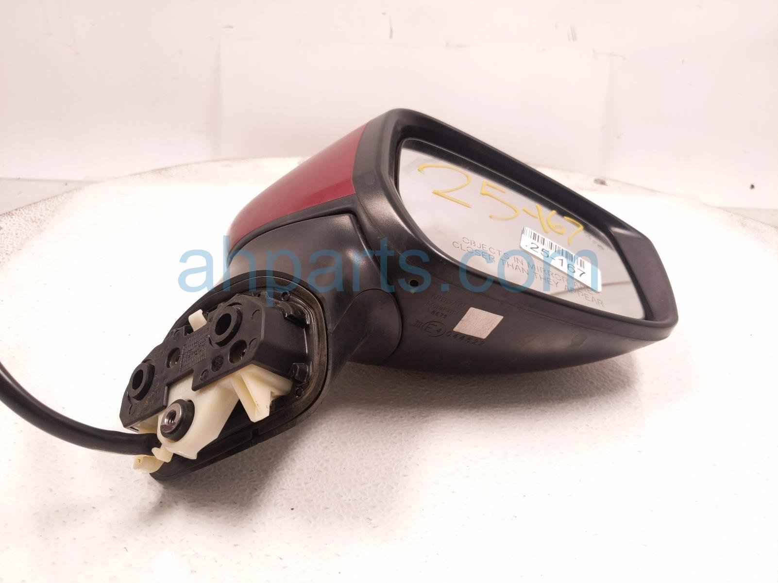 $195 Nissan RH SIDE VIEW MIRROR - RED * $195 Nissan RH SIDE VIEW MIRROR - RED *