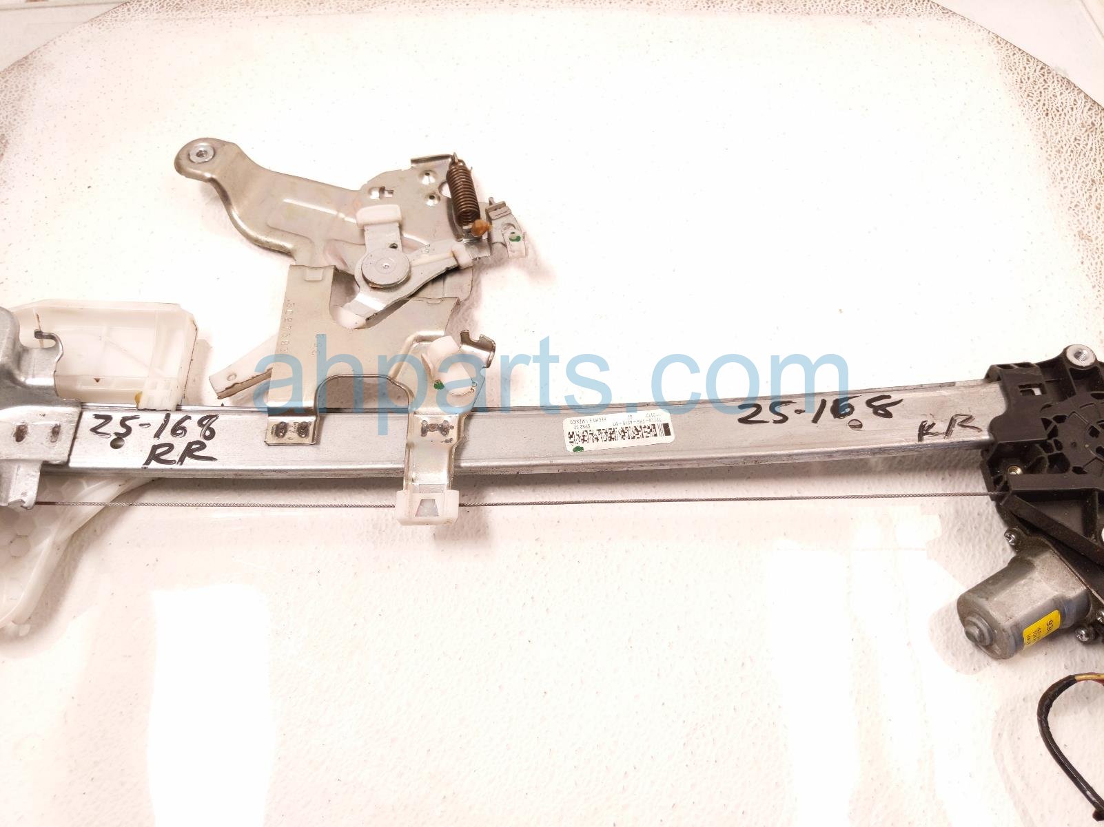 $325 Honda RR/RH WINDOW REGULATOR & MOTOR $325 Honda RR/RH WINDOW REGULATOR & MOTOR