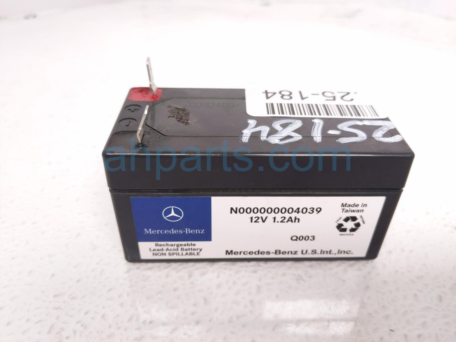 $40 Mercedes AUXILIARY BACK-UP BATTERY $40 Mercedes AUXILIARY BACK-UP BATTERY