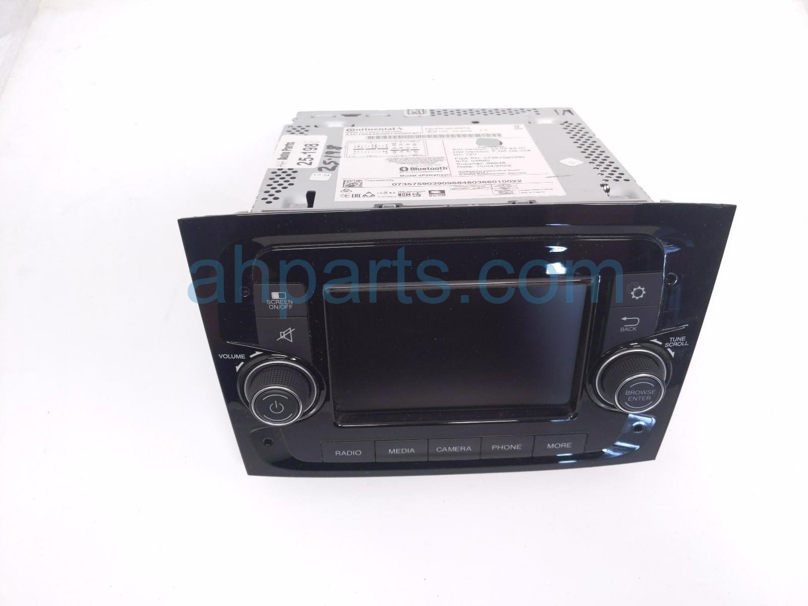 Sold 2022 Dodge Promaster City Radio Receiver & Display Screen