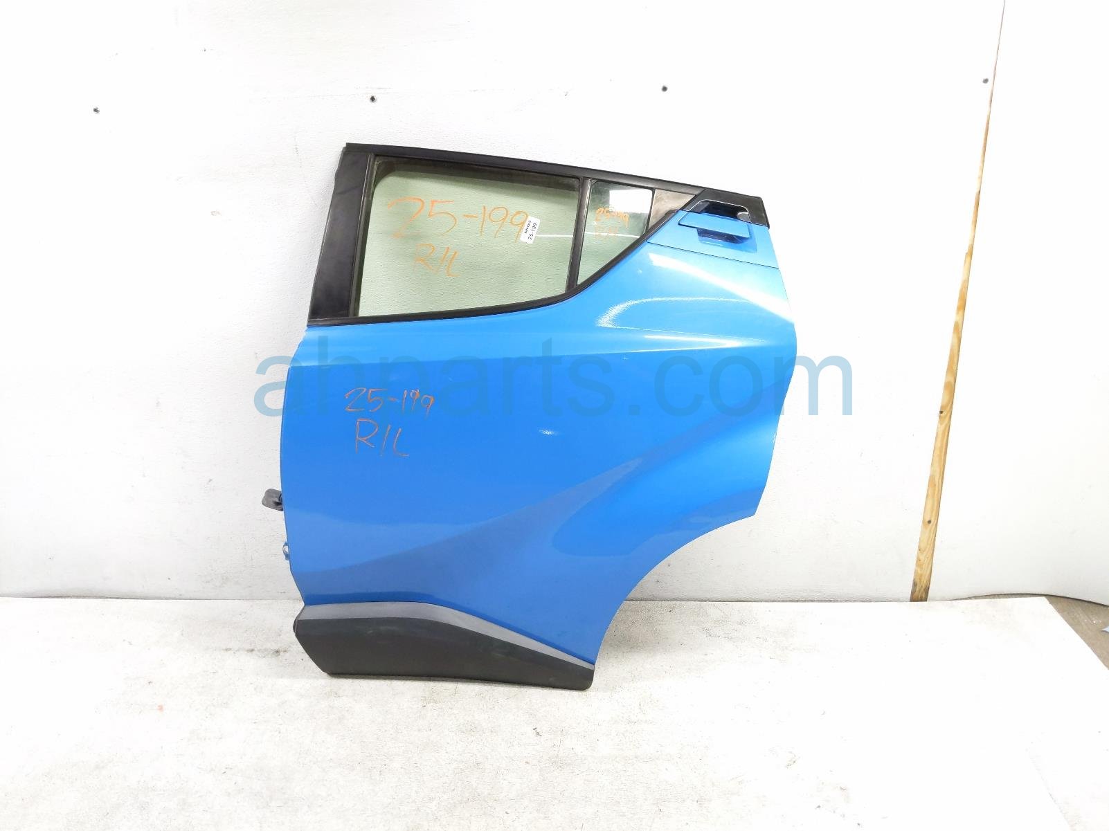 $449 Toyota RR/LH DOOR - BLUE - NO INSIDE TRIM $449 Toyota RR/LH DOOR - BLUE - NO INSIDE TRIM