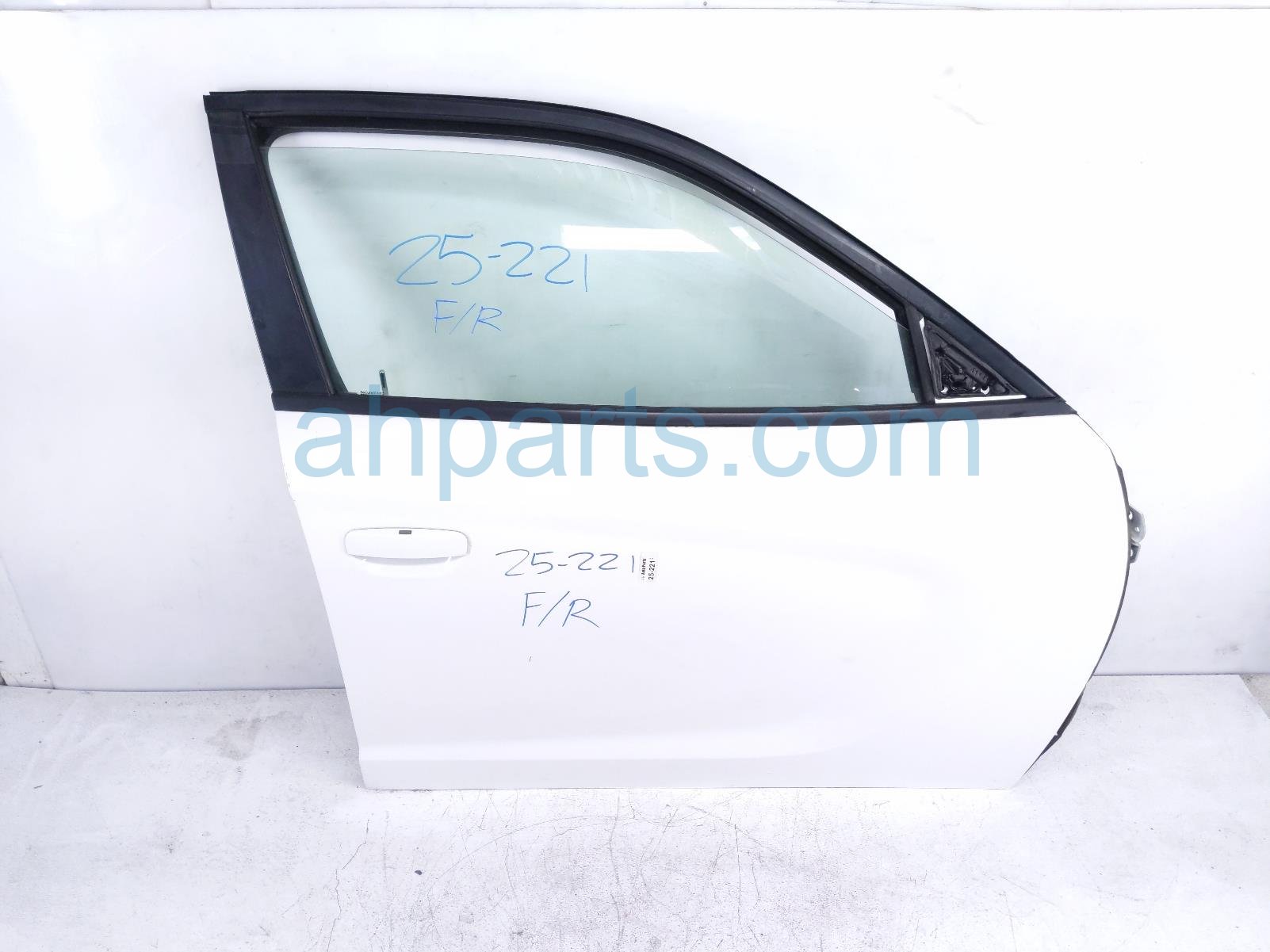 Sold 2022 Dodge Charger Front Passenger Door - White - No Mirror