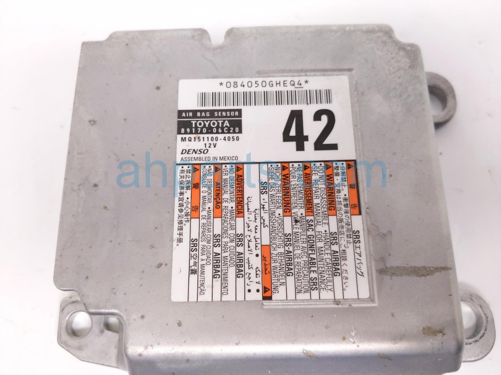 Sold 2023 Toyota Camry Airbag Computer Module - 2 Blown A/b 89170