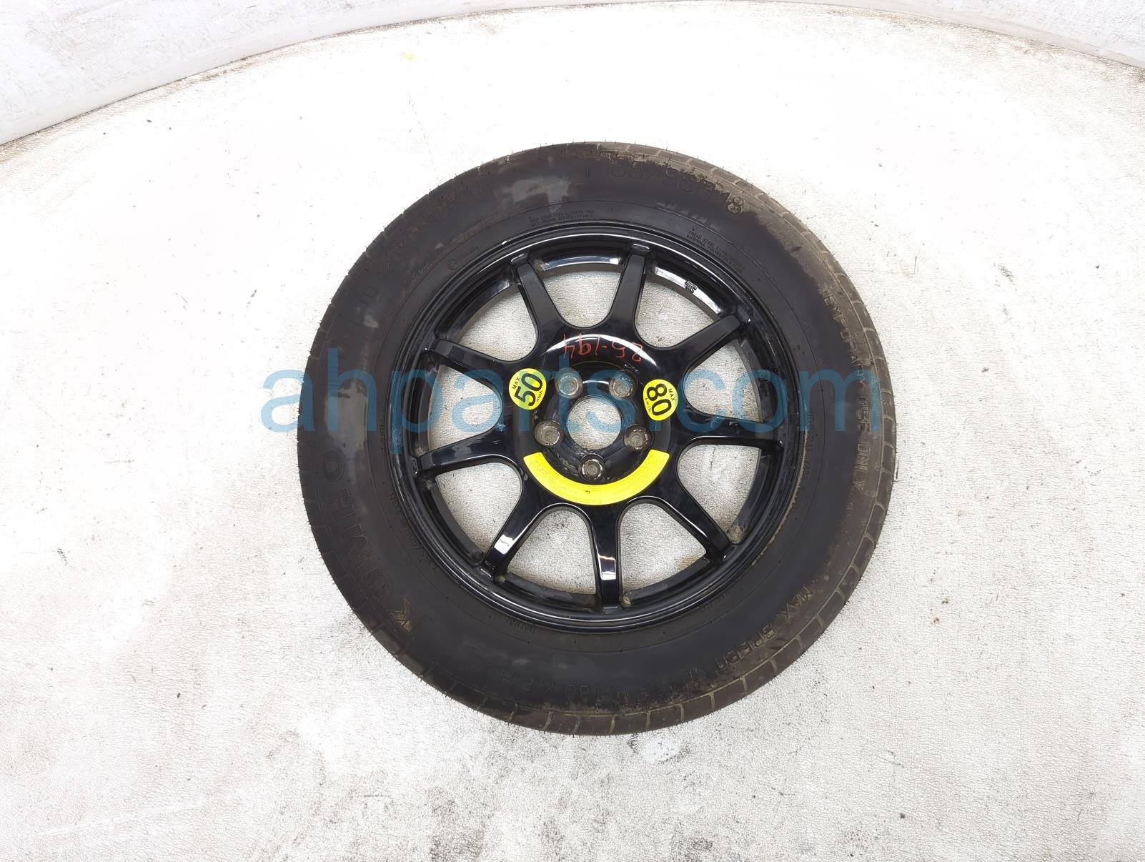 $149 Kia T155/90R18 SPARE DONUT WHEEL & TIRE $149 Kia T155/90R18 SPARE DONUT WHEEL & TIRE