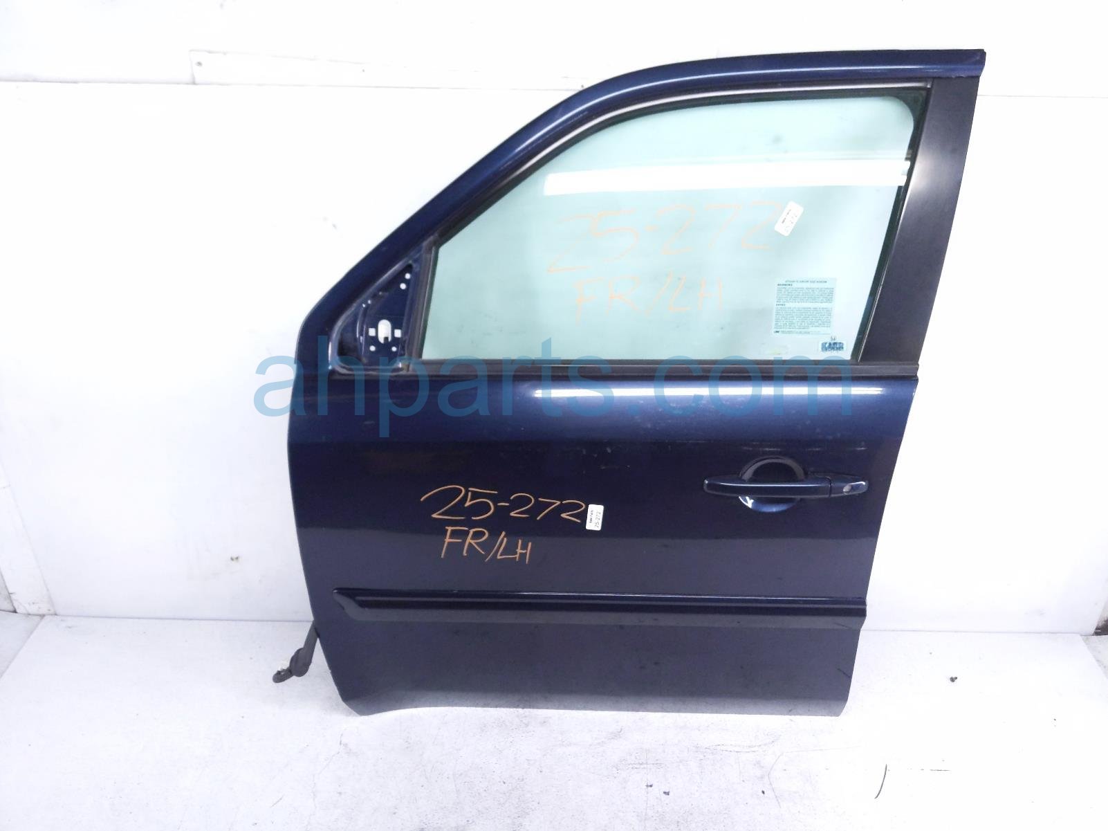 Honda FR/LH DOOR - BLUE - NO MIRROR/TRIM