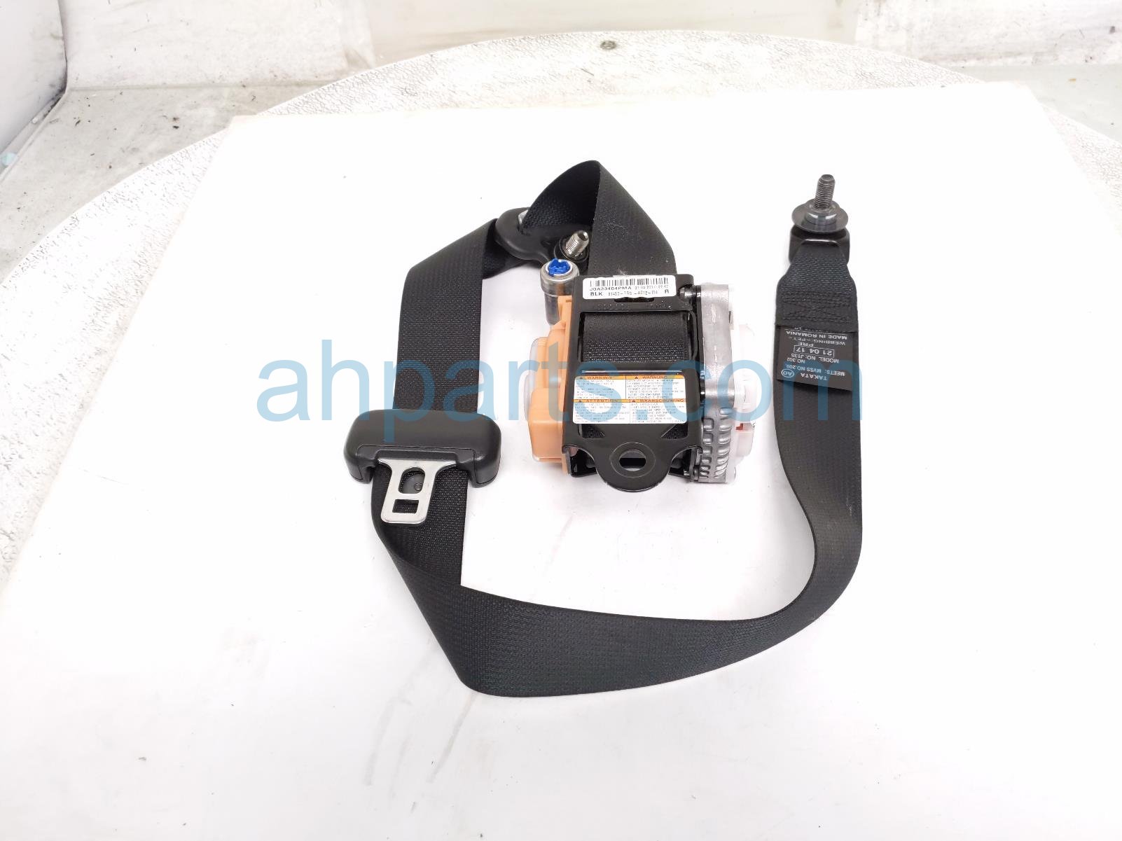 Honda FR/RH SEAT BELT - BLACK Honda FR/RH SEAT BELT - BLACK