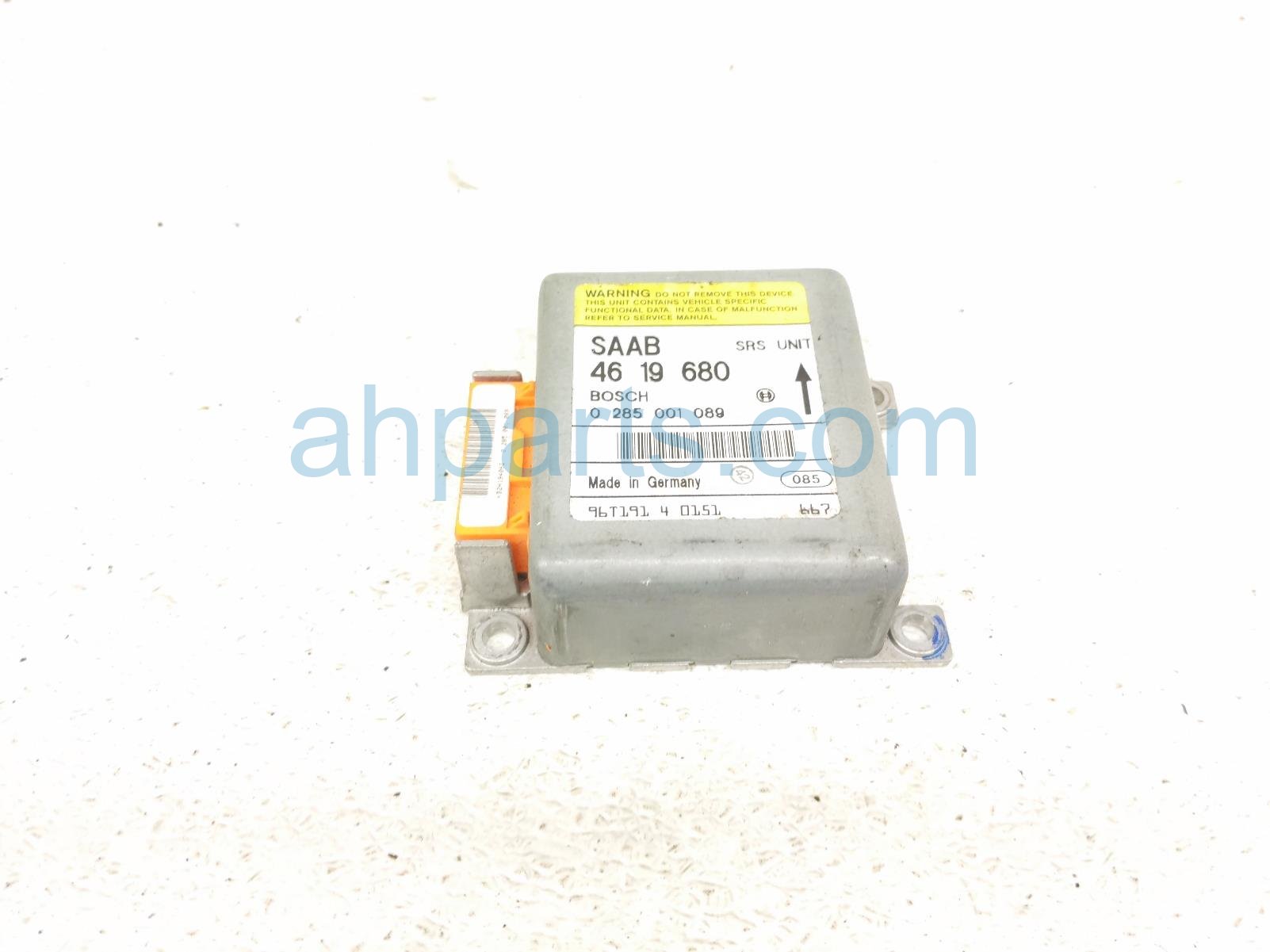 $49 Saab SRS AIRBAG CONTROL MODULE $49 Saab SRS AIRBAG CONTROL MODULE