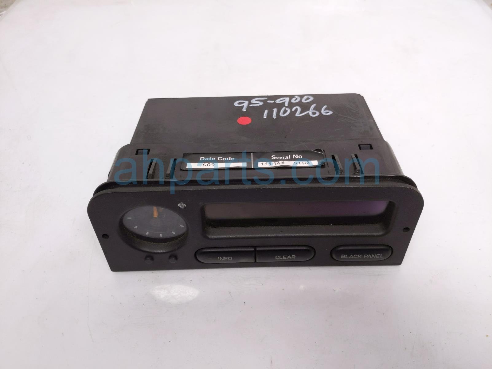 Sold 1995 Saab 900 Multi Display Unit W/clock 4617320