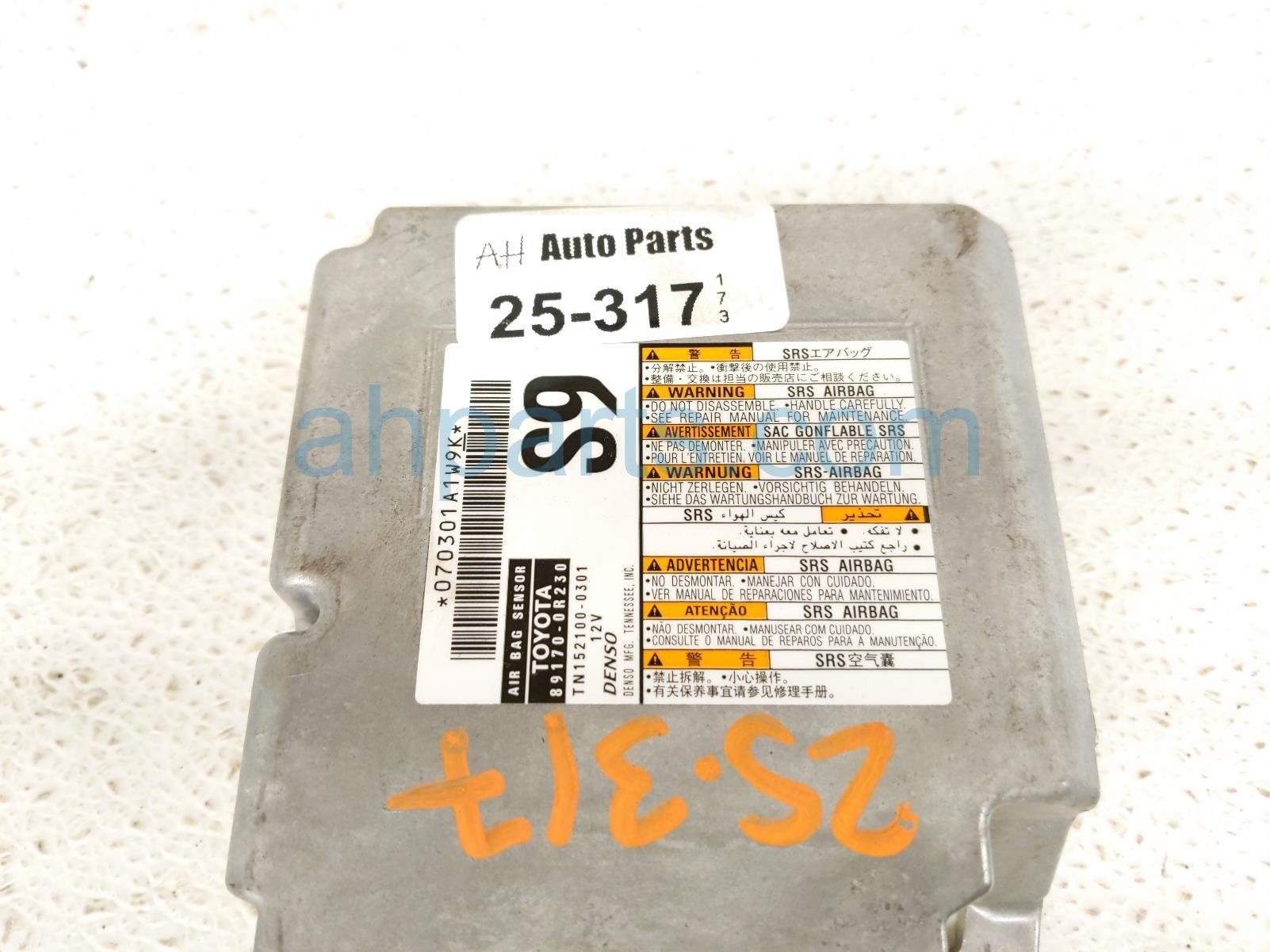 2019 Toyota Rav 4 Srs Airbag Computer 0 Blown Ab 89170 0R230 Replacement 2019 Toyota Rav 4 Srs Airbag Computer 0 Blown Ab 89170 0R230 Replacement thumbnail