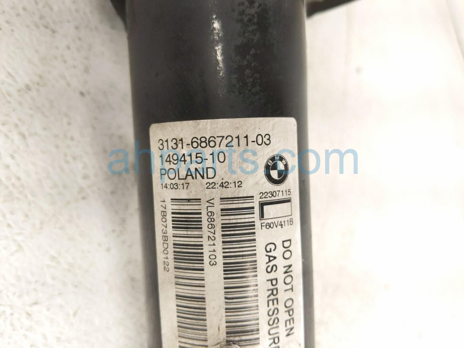 2017 BMW Minicooper Countryman Front Driver Strut Absorber + Spring 37 10 6 876 685 Replacement 2017 BMW Minicooper Countryman Front Driver Strut Absorber + Spring 37 10 6 876 685 Replacement thumbnail