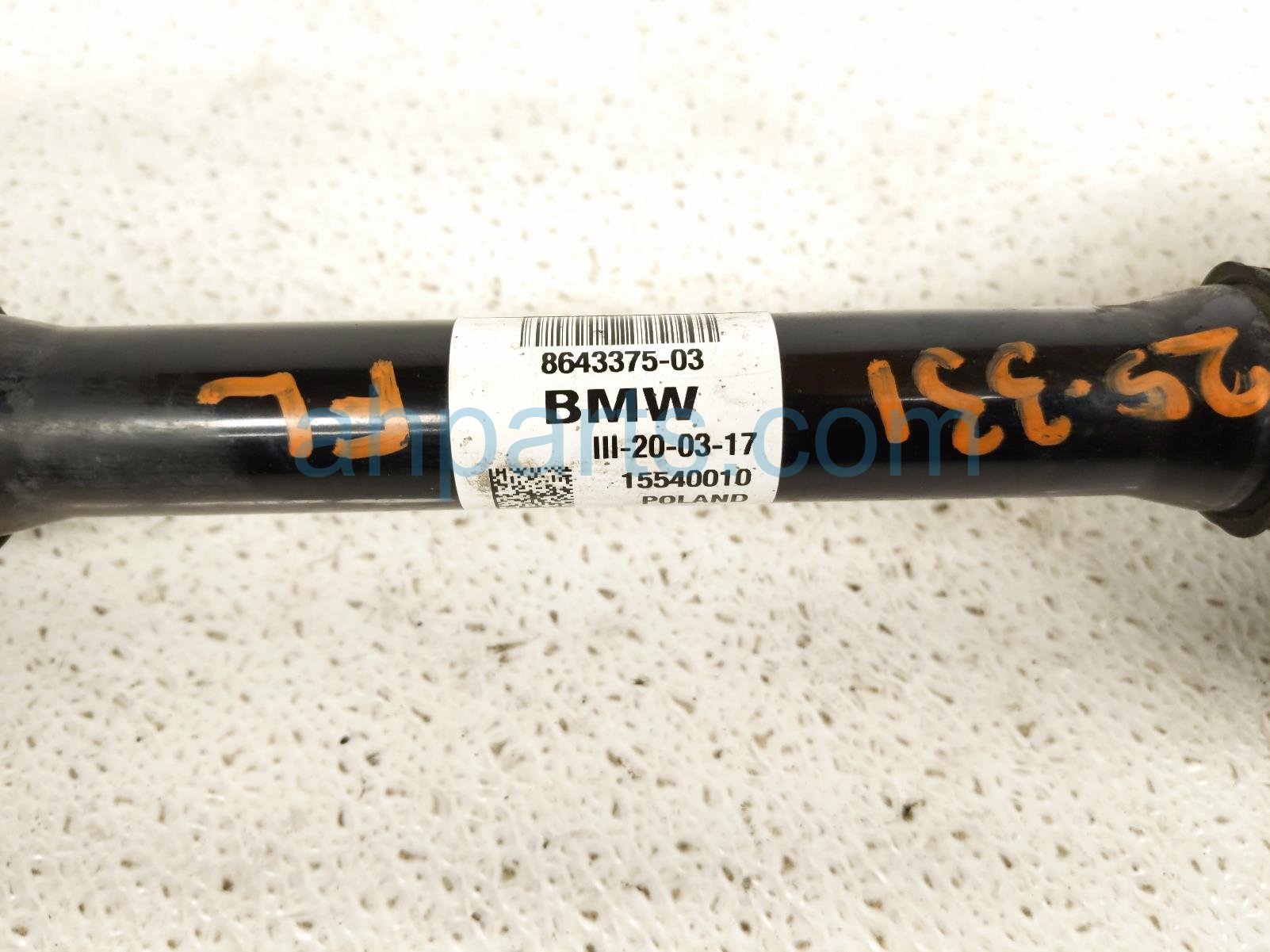 2017 BMW Minicooper Countryman Front Driver Cv Axle Drive Shaft 31 60 5 A2E 055 Replacement 2017 BMW Minicooper Countryman Front Driver Cv Axle Drive Shaft 31 60 5 A2E 055 Replacement thumbnail