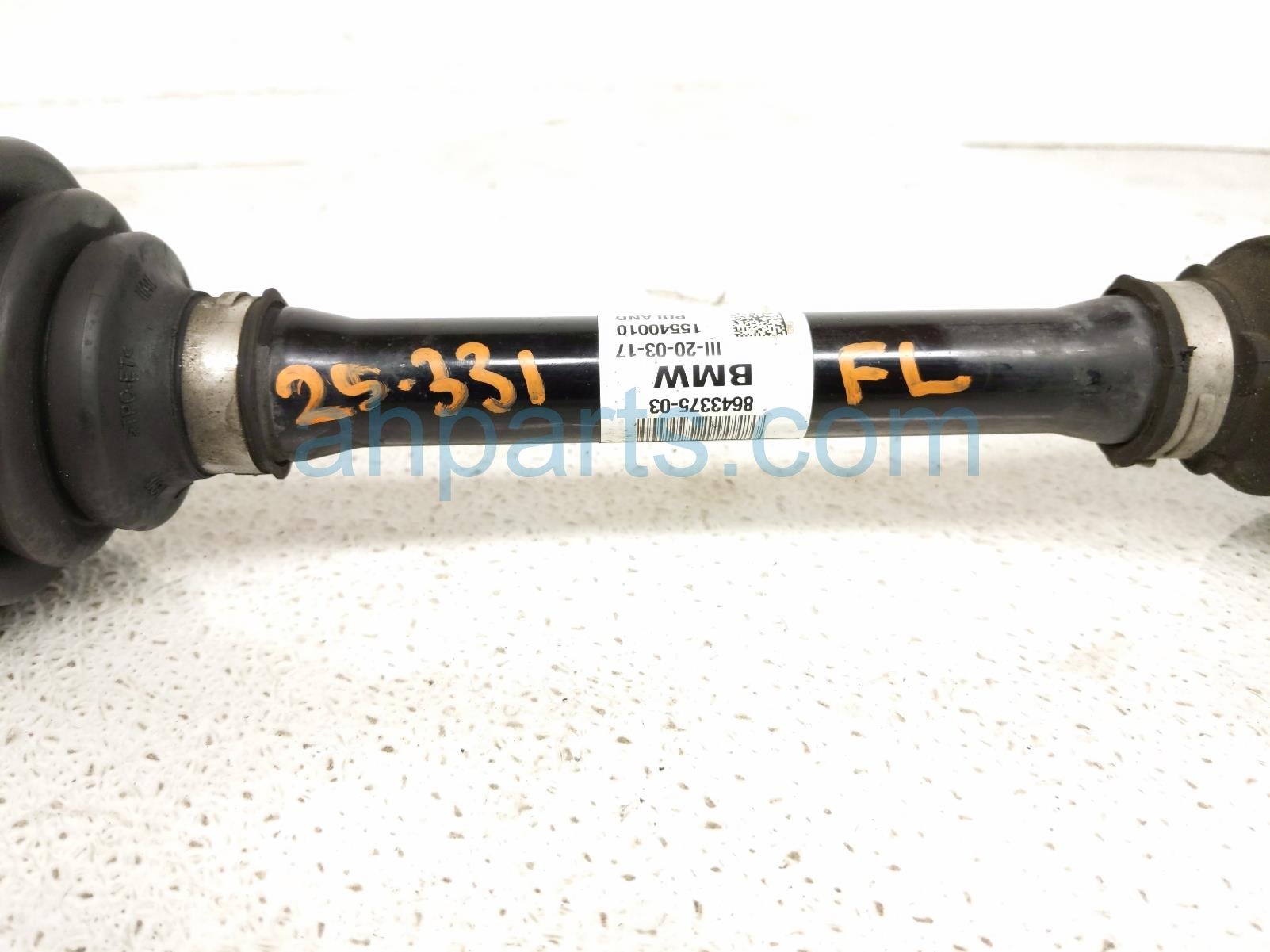 2017 BMW Minicooper Countryman Front Driver Cv Axle Drive Shaft 31 60 5 A2E 055 Replacement 2017 BMW Minicooper Countryman Front Driver Cv Axle Drive Shaft 31 60 5 A2E 055 Replacement thumbnail