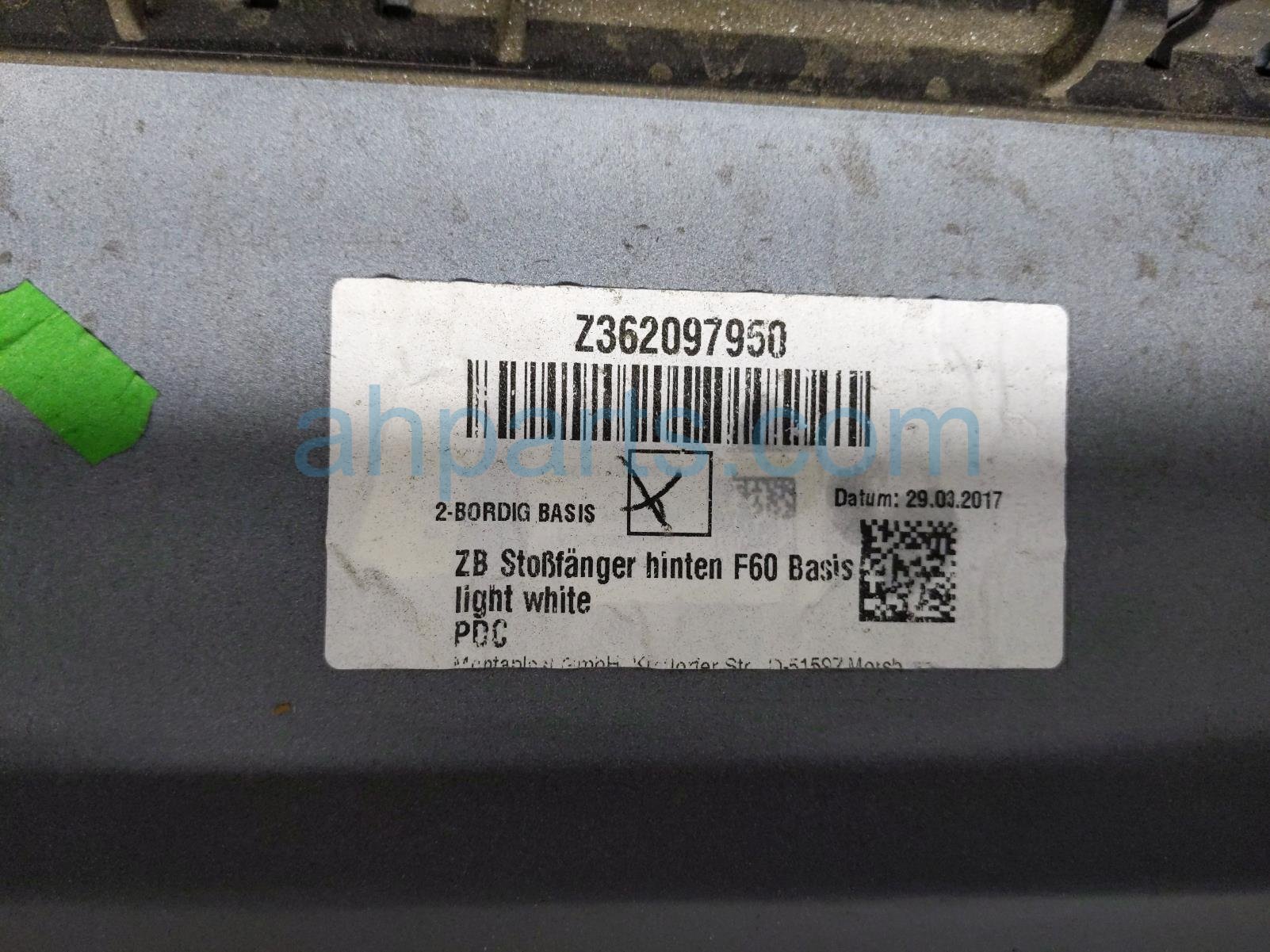 2017 BMW Minicooper Countryman Rear Bumper Cover White 51 12 7 391 197 Replacement 2017 BMW Minicooper Countryman Rear Bumper Cover White 51 12 7 391 197 Replacement thumbnail