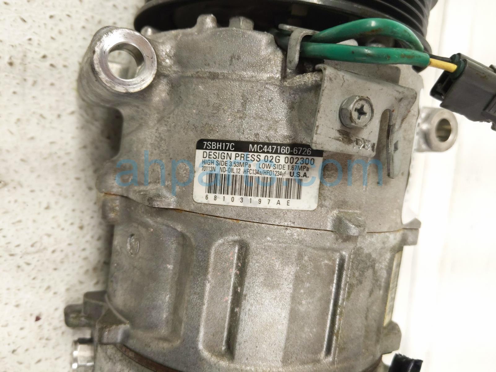 2023 Jeep Cherokee Air + Clutch Ac Pump / Compressor 68103197AG Replacement 2023 Jeep Cherokee Air + Clutch Ac Pump / Compressor 68103197AG Replacement thumbnail