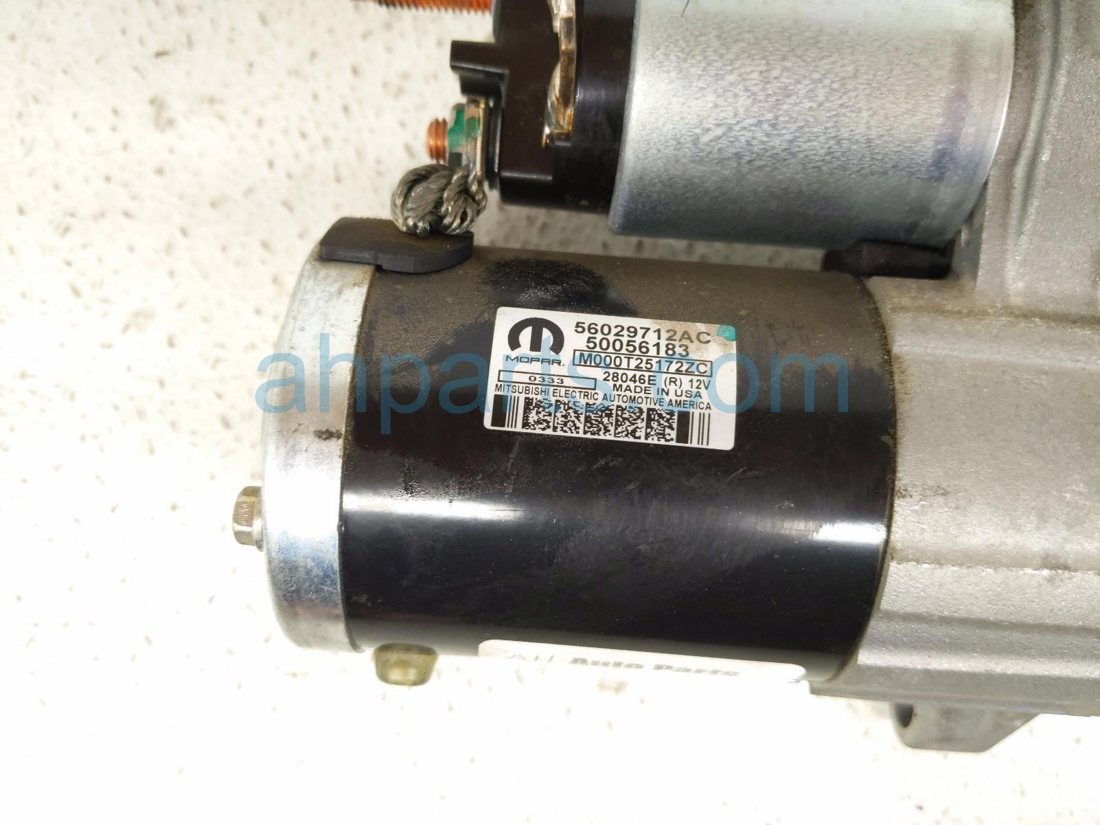 2023 Jeep Cherokee Starter Motor 56029712AC Replacement 2023 Jeep Cherokee Starter Motor 56029712AC Replacement thumbnail