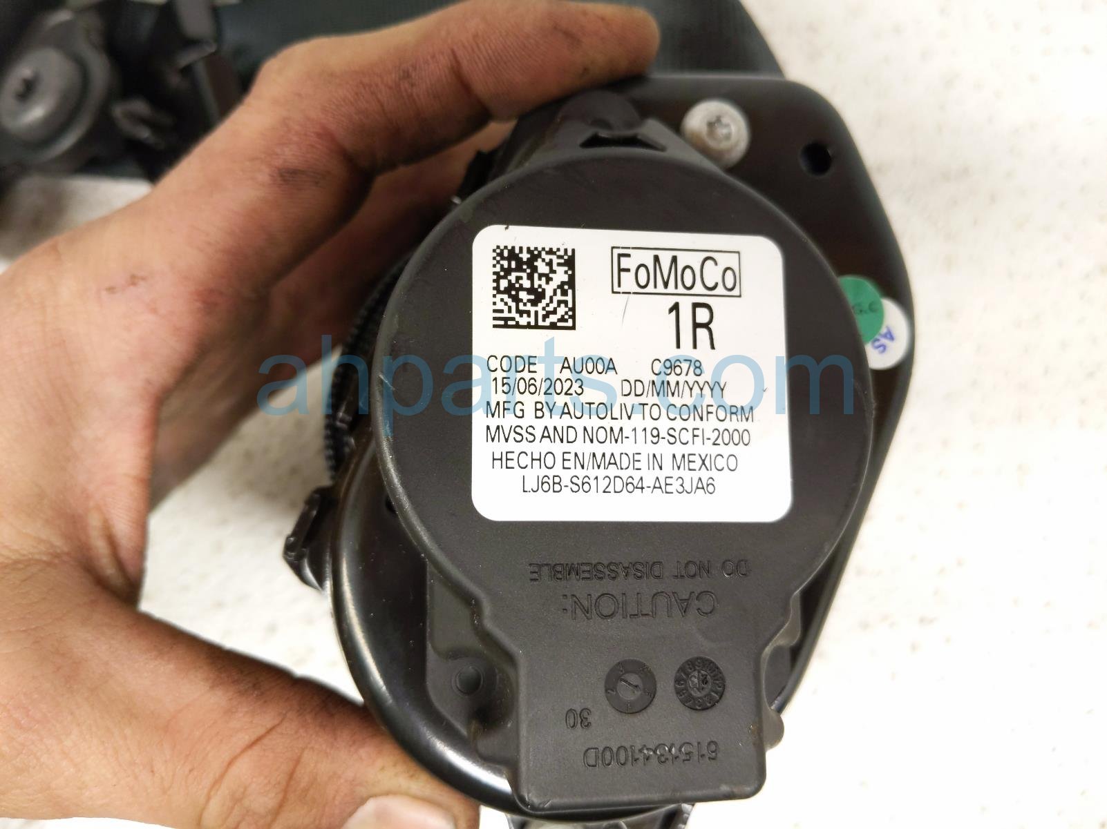 2023 Ford Escape Front Passenger Seat Belt Black LJ6B S612D64 AE Replacement 2023 Ford Escape Front Passenger Seat Belt Black LJ6B S612D64 AE Replacement thumbnail