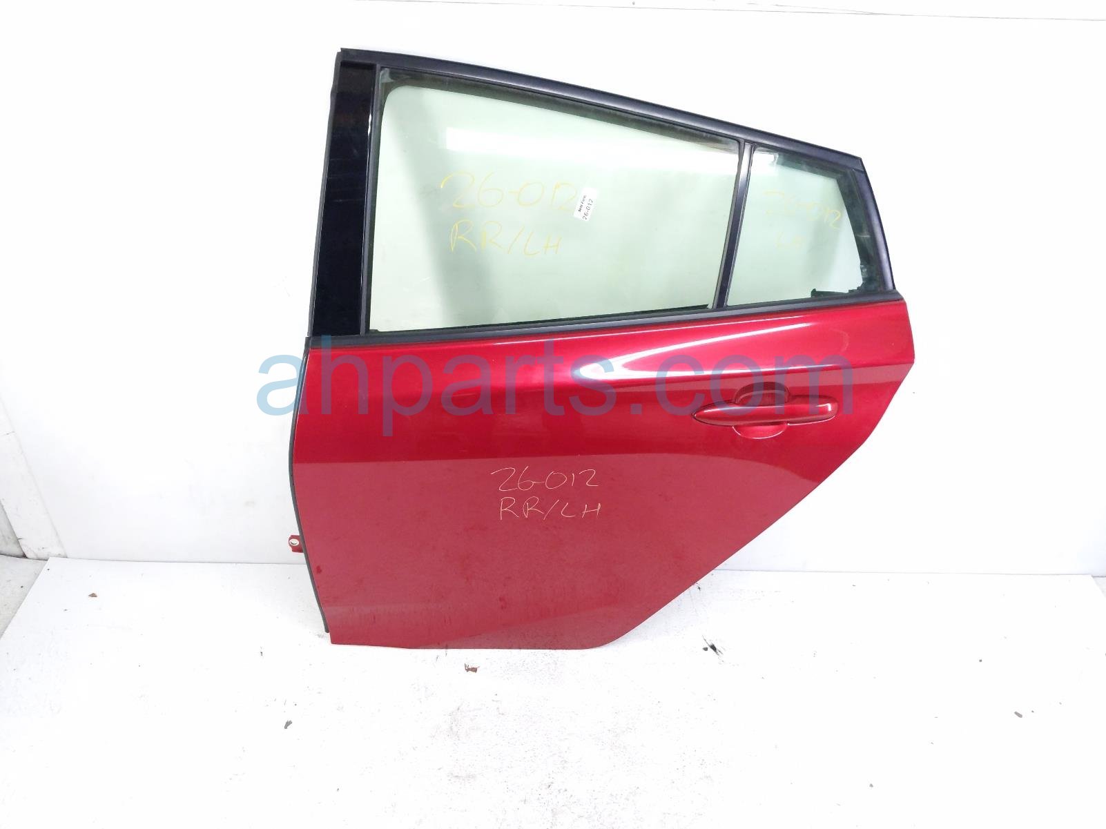Toyota RR/LH DOOR - RED - NO INSIDE TRIM