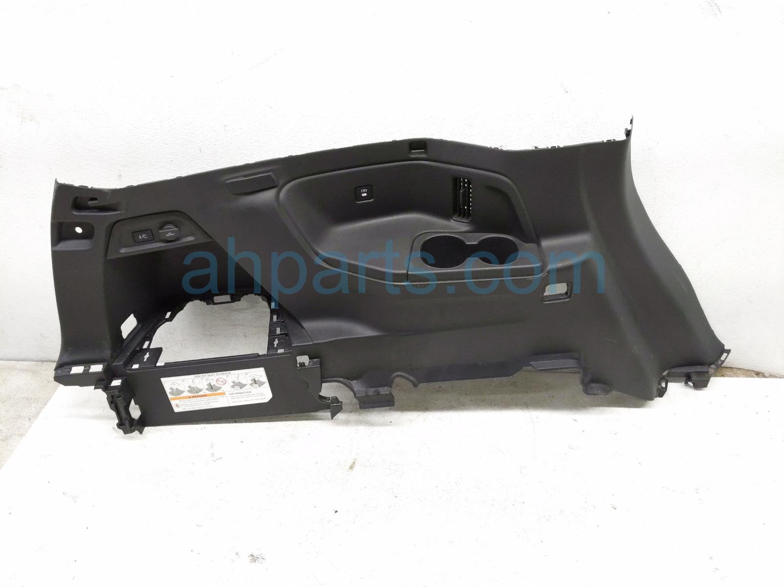 $135 Honda LH INSIDE QUARTER TRIM PANEL - BLACK