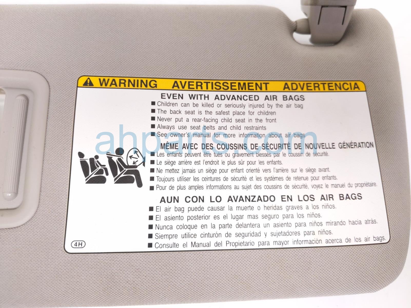 2016 Toyota 4 Runner Driver Sun Visor Grey 74320 35A91 E1 Replacement 2016 Toyota 4 Runner Driver Sun Visor Grey 74320 35A91 E1 Replacement thumbnail