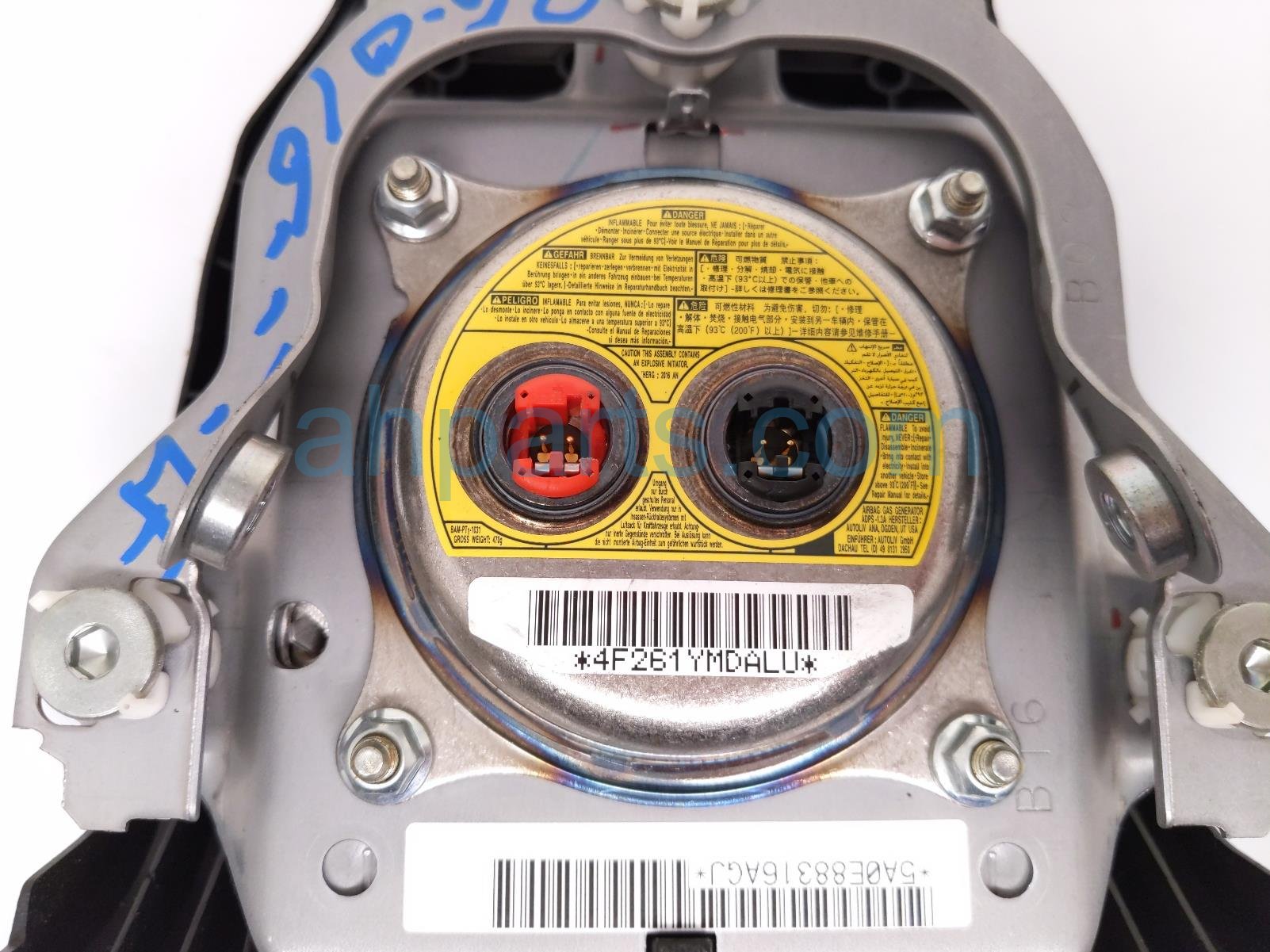 2016 Toyota 4 Runner Driver Wheel Airbag 45130 35460 C0 Replacement 2016 Toyota 4 Runner Driver Wheel Airbag 45130 35460 C0 Replacement thumbnail